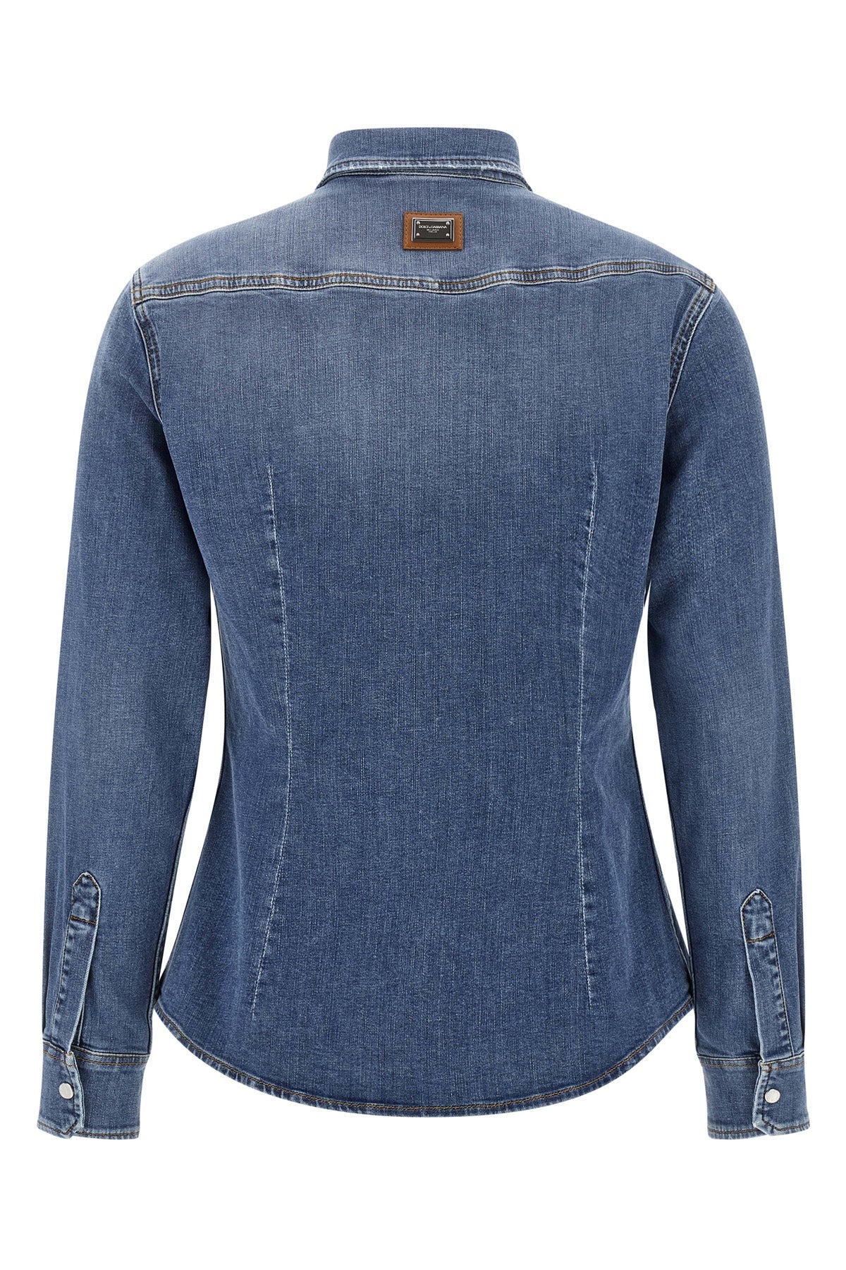 DOLCE & GABBANA Denim shirt For Women 98% cotton, 2% elastane