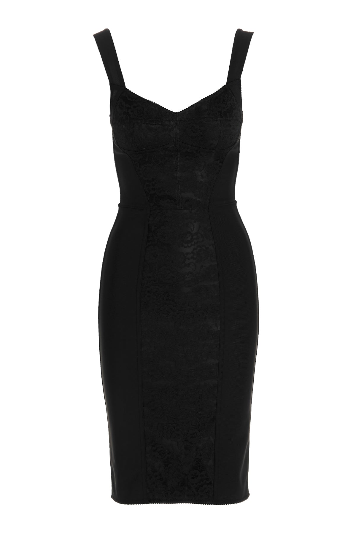 DOLCE & GABBANA Midi corsetry dress For Women 51%pl 40%pa 9%ea