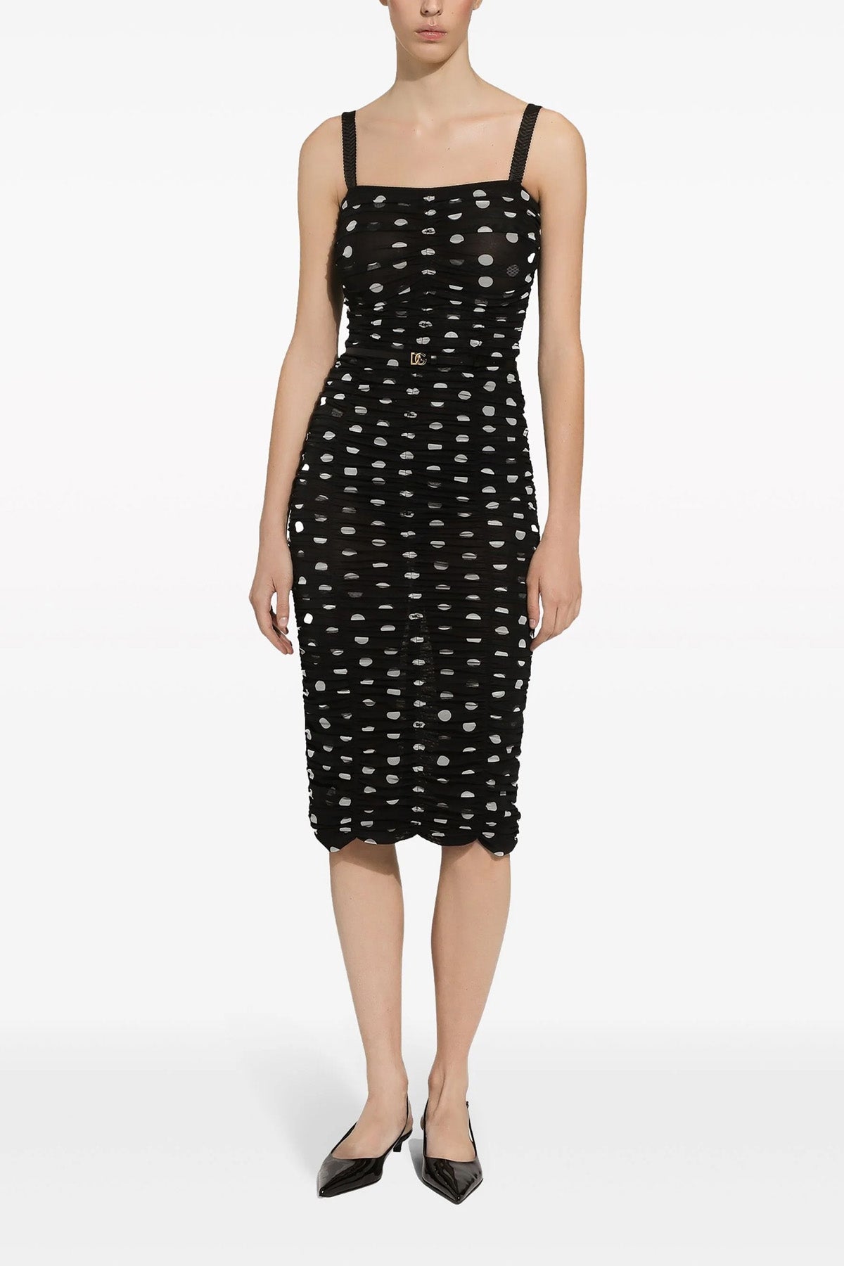 DOLCE & GABBANA 'Mambo' dress For Women 87% polyamide 8% elastane 5% silk