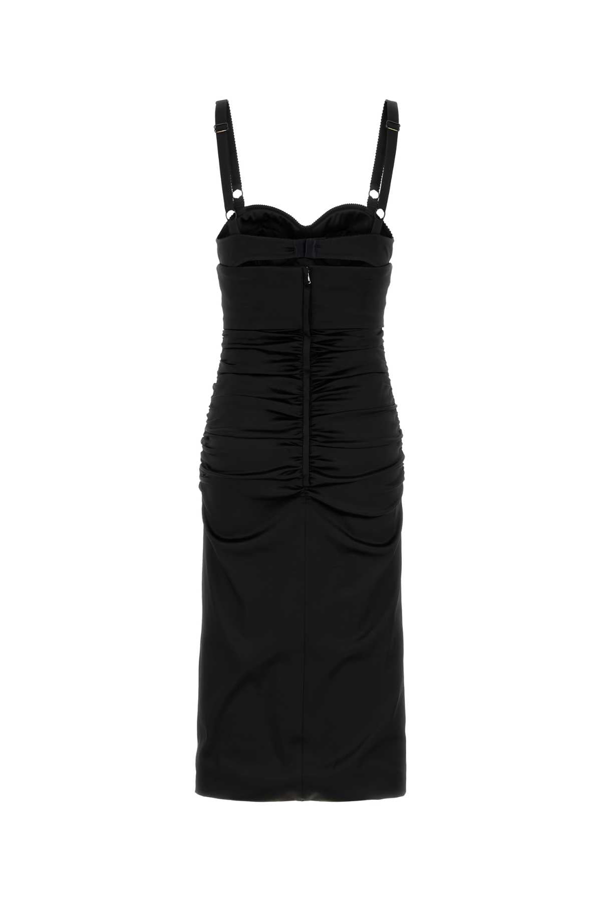 DOLCE & GABBANA DRESSES/JUMPSUITS For Women Exterior: 65% Acetate 29% Nylon 6% Elastane Lining: 92% Silk 8% Elastane