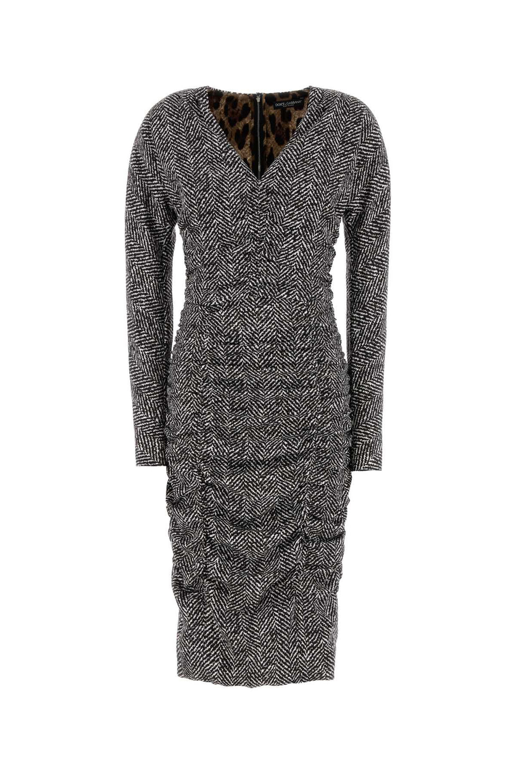 DOLCE & GABBANA DRESS For Women Exterior: 93% Silk 7% Elastane Lining: 93% Silk 7% Elastane