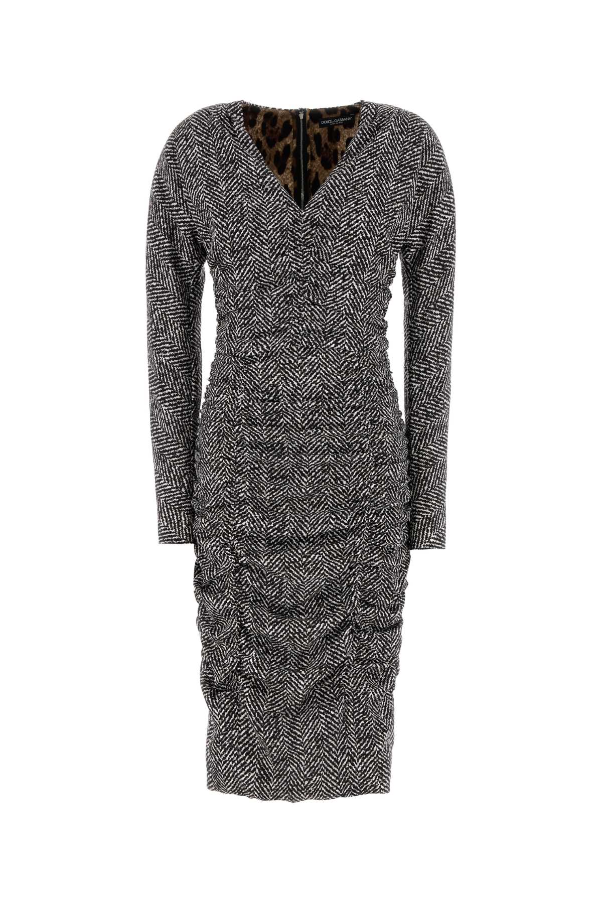 DOLCE & GABBANA DRESS For Women Exterior: 93% Silk 7% Elastane Lining: 93% Silk 7% Elastane