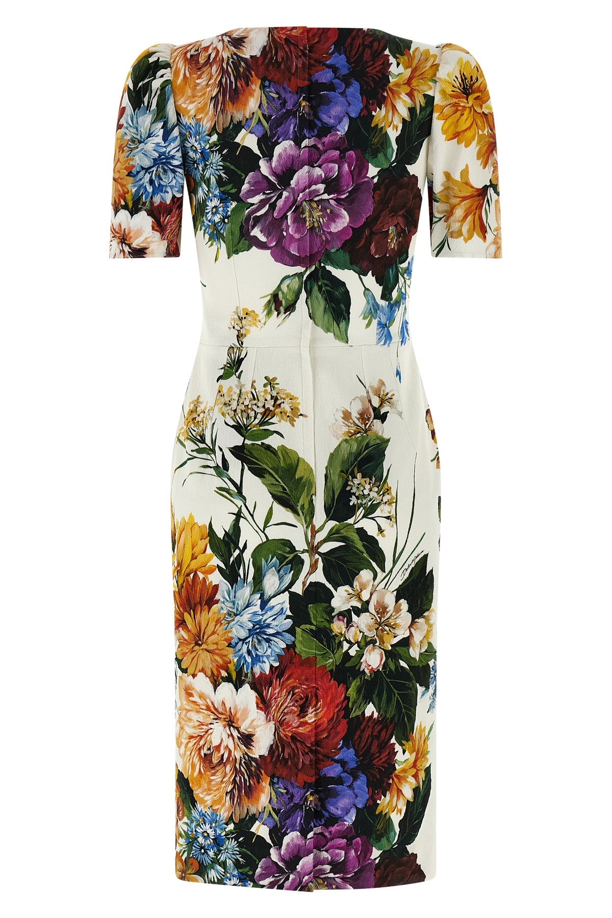 DOLCE & GABBANA Flower dress For Women 48% CO 02% EA 02% PA 48% VI