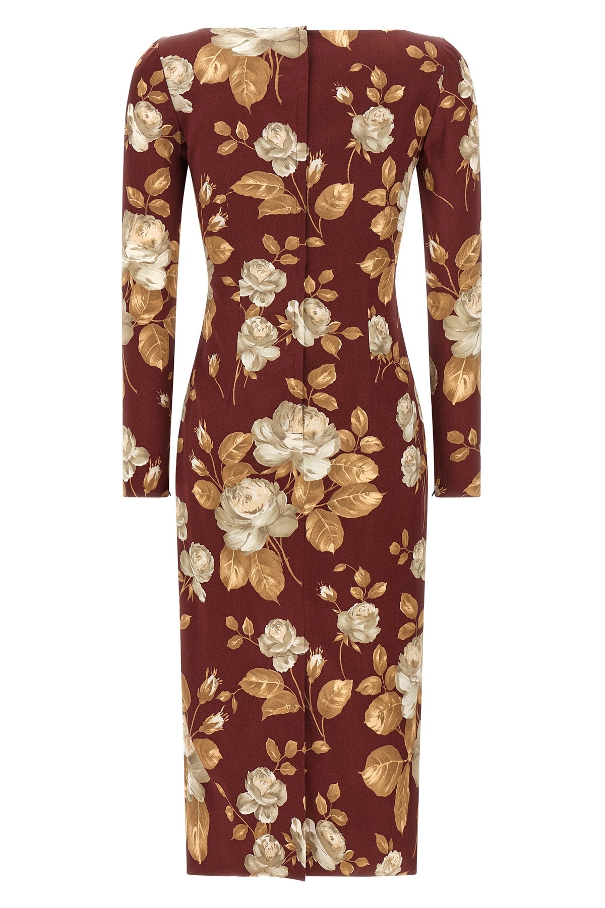 DOLCE & GABBANA Rose print dress For Women 4% EA 96% VI