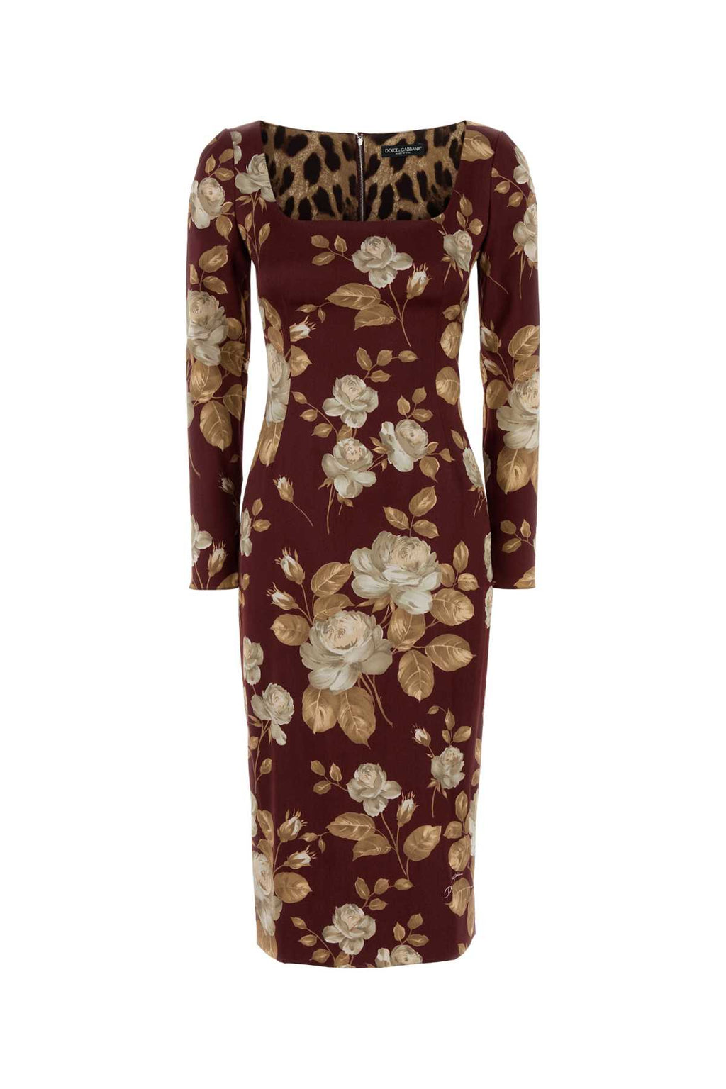 DOLCE & GABBANA DRESS For Women Exterior: 96% Viscose 4% Elastane Lining: 93% Silk 7% Elastane