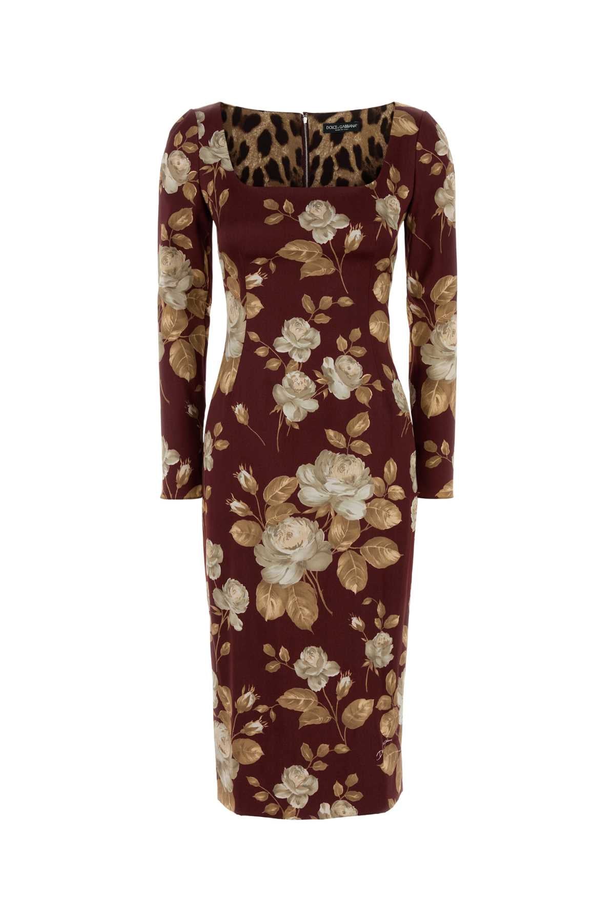 DOLCE & GABBANA DRESS For Women Exterior: 96% Viscose 4% Elastane Lining: 93% Silk 7% Elastane