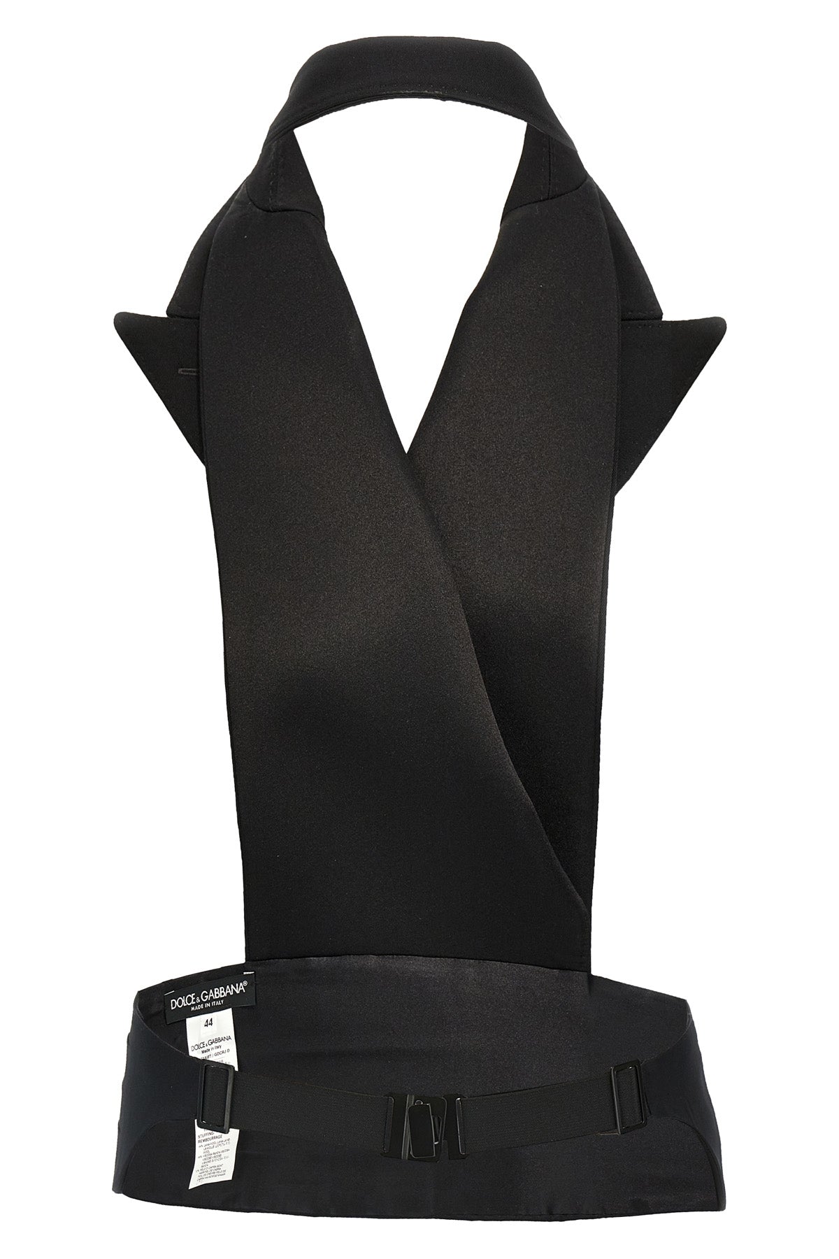 dolce & gabbana Double-breasted bare back vest