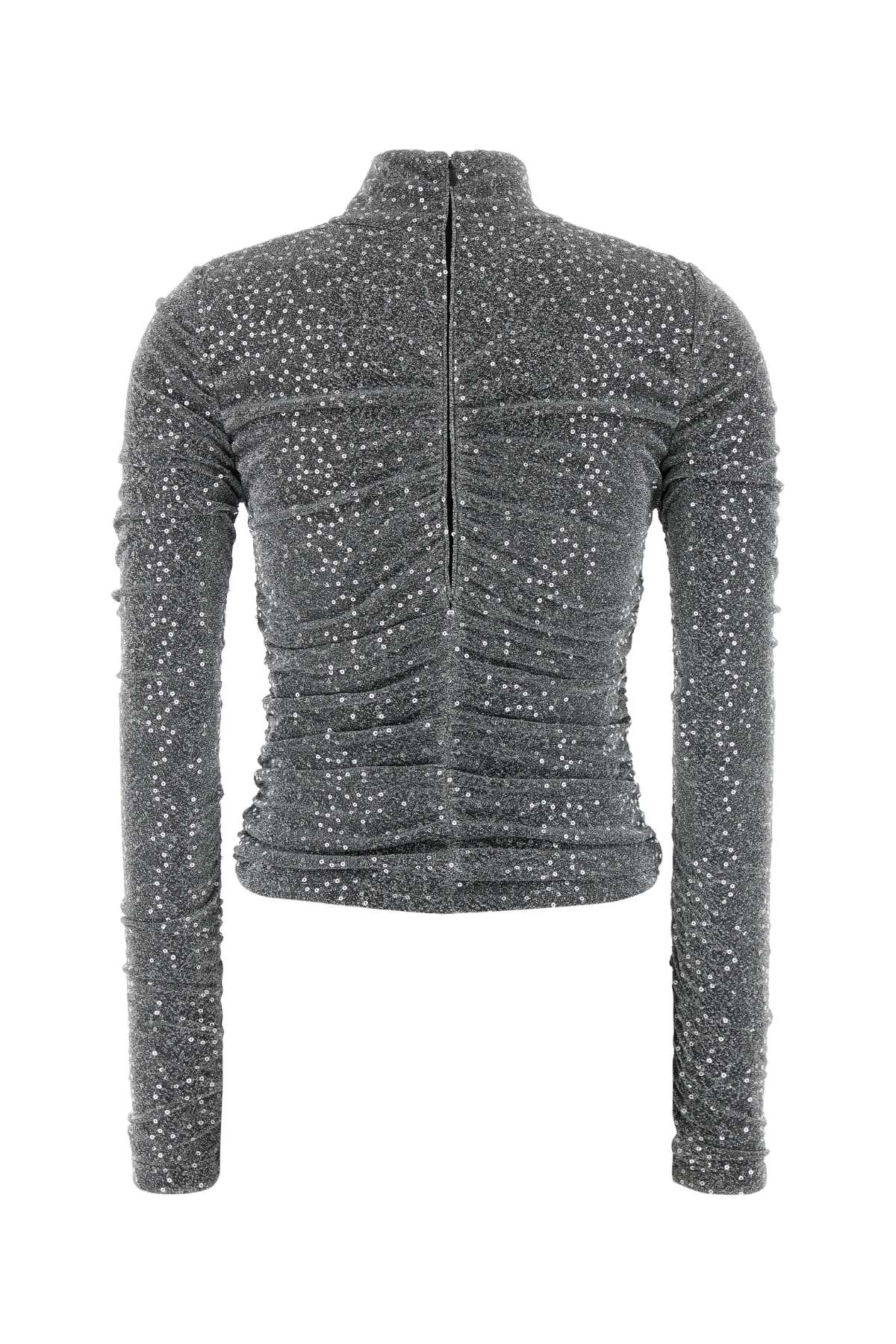 DOLCE & GABBANA TOP For Women Exterior: 45% Polyester 37% Metallized polyester 18% Nylon Lining: 77% Nylon 23% Elastane