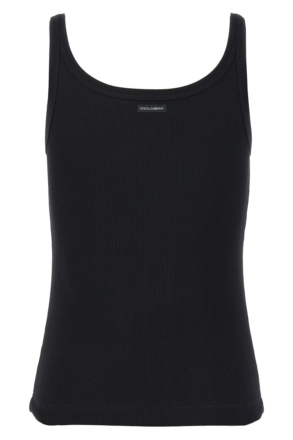 DOLCE & GABBANA Ribbed tank top For Women 100% cotton