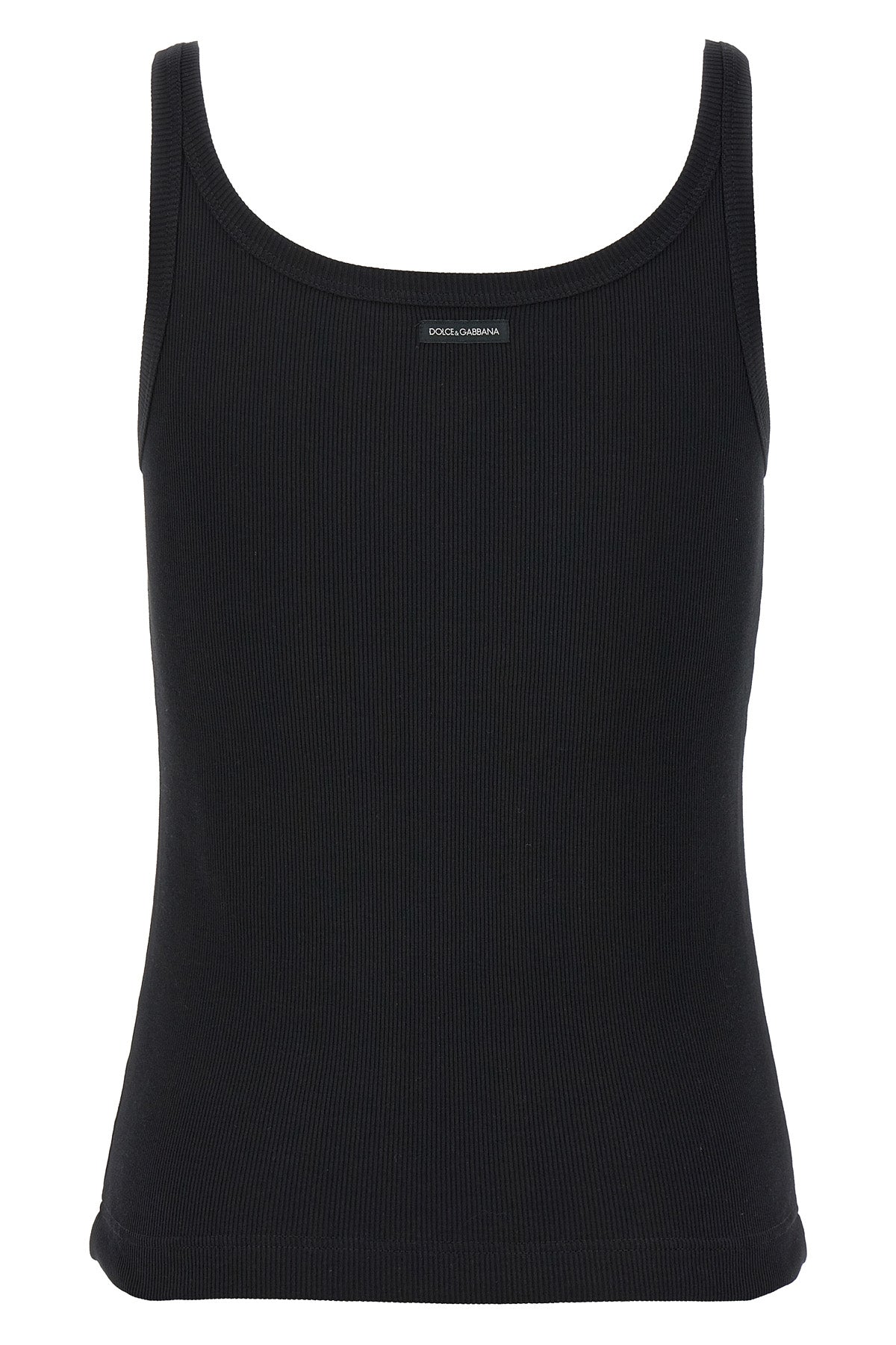 DOLCE & GABBANA Ribbed tank top For Women 100% cotton