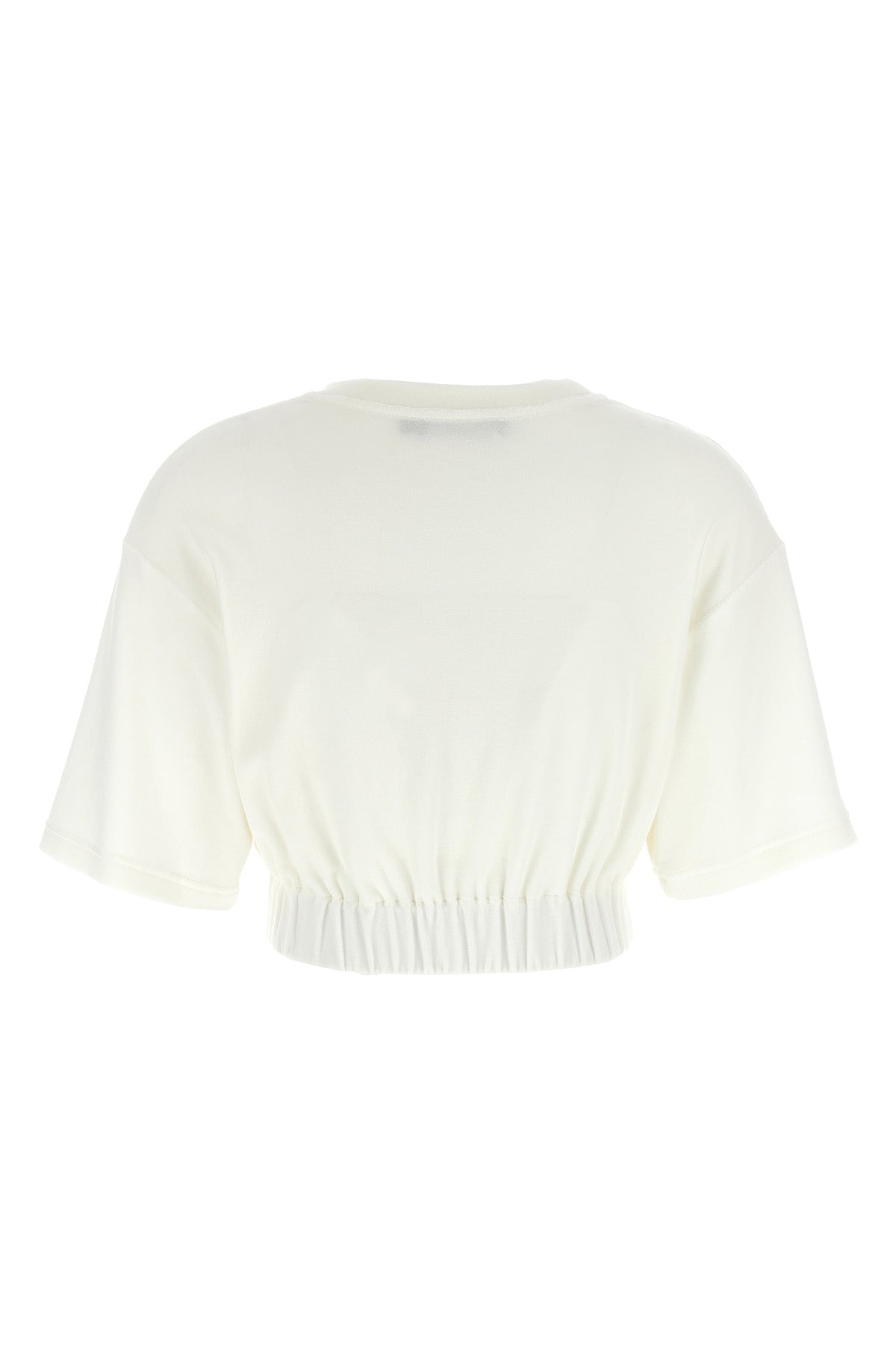 DOLCE & GABBANA Logo chenille top For Women 90% cotton, 10% polyamide