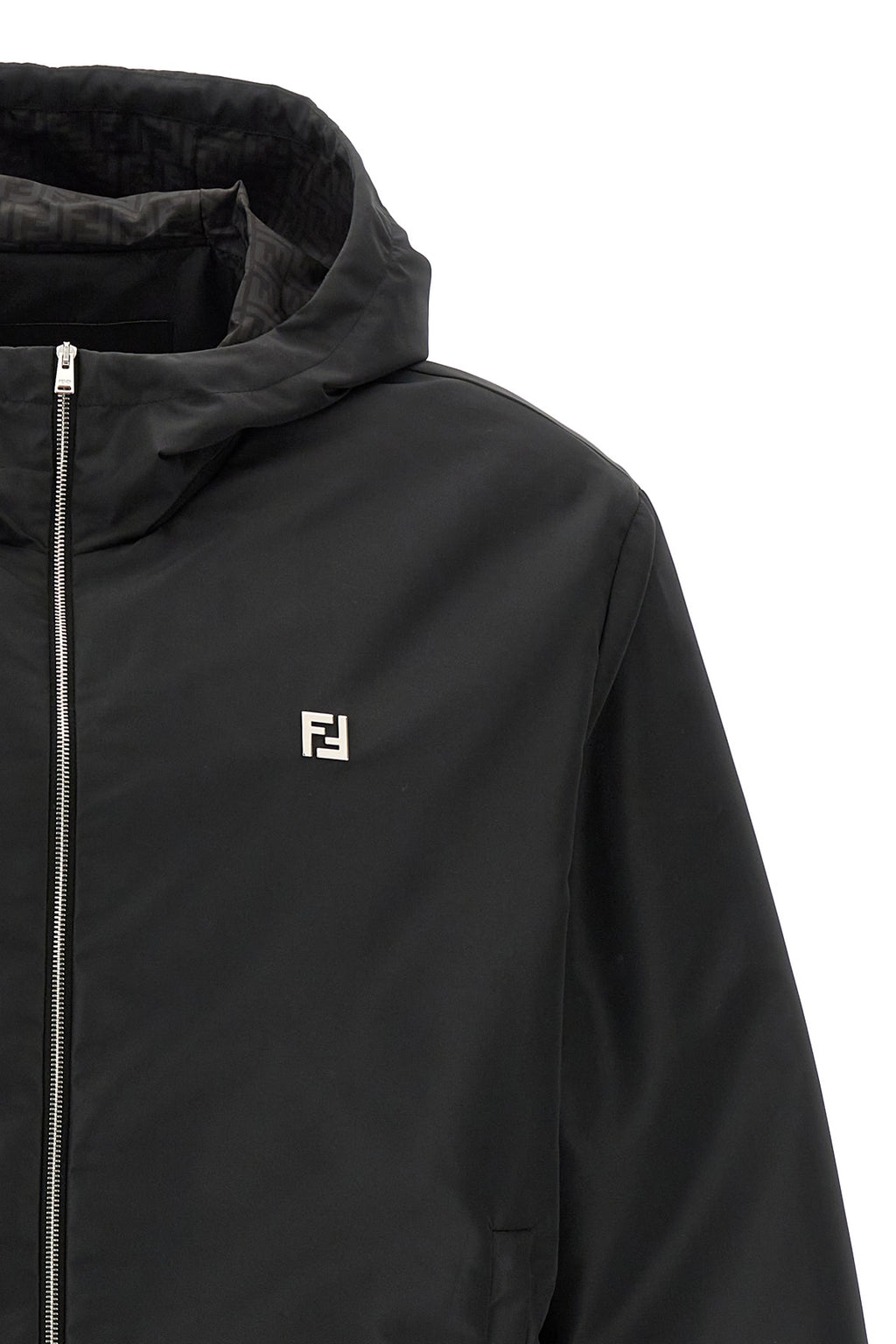 FENDI Logo blouson For Men 100% polyester
