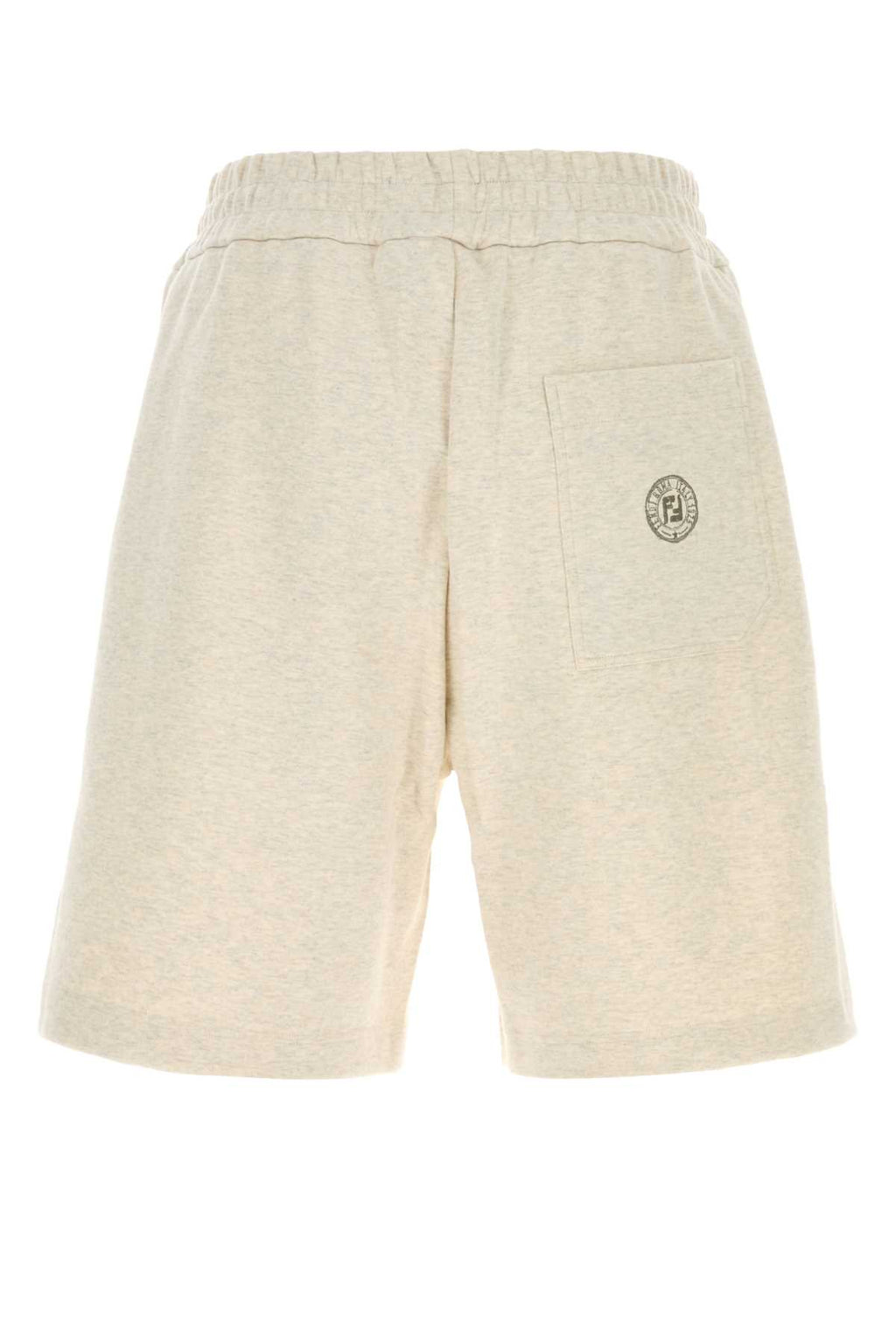 FENDI SHORTS MELANGE JERSEY For Men Exterior: 100% Cotton