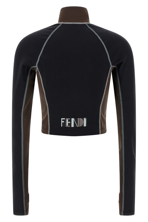 FENDI 'Color Block' top For Women 74% polyamide, 26% elastane