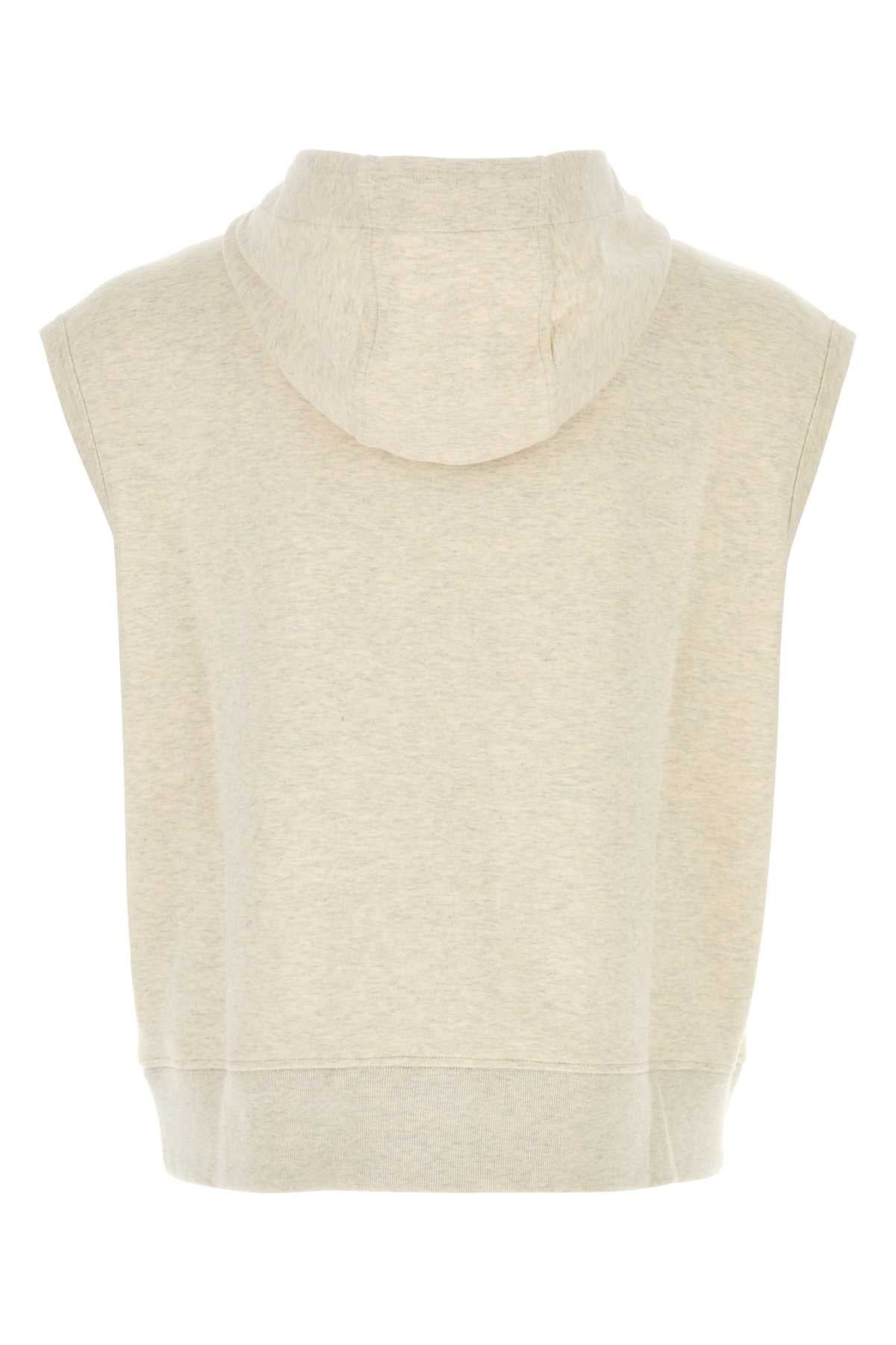 FENDI SWEATER MELANGE JERSEY For Men Exterior: 85% Cotton 9% Nylon 6% Elastane