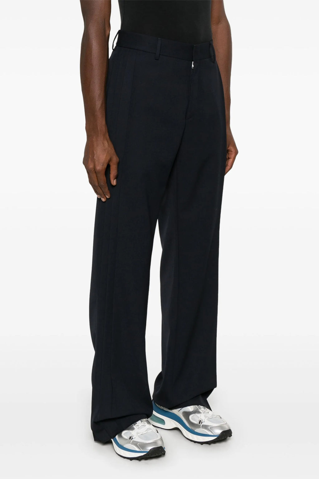 FENDI Crêpe pants For Men 55% polyester, 45% virgin wool