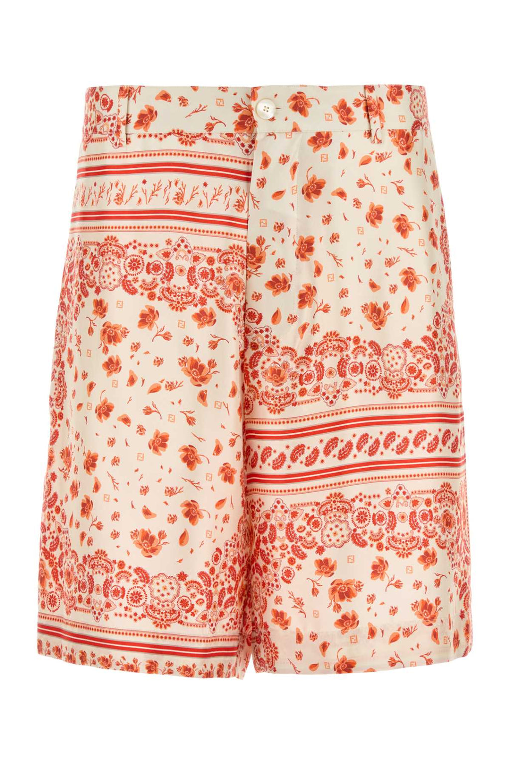FENDI SHORTS SILK BANDANA PRINT