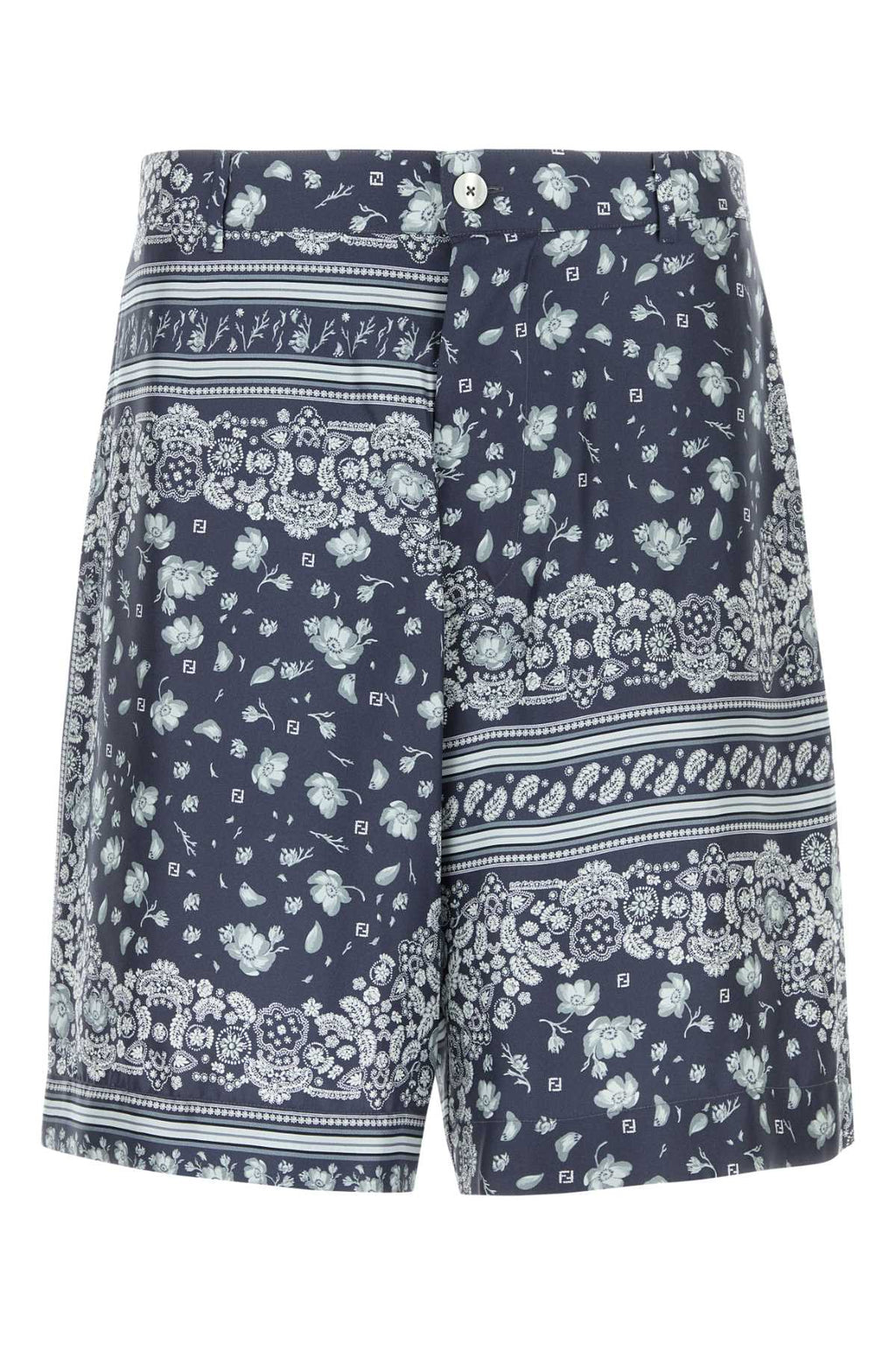 FENDI SHORTS SILK BANDANA PRINT