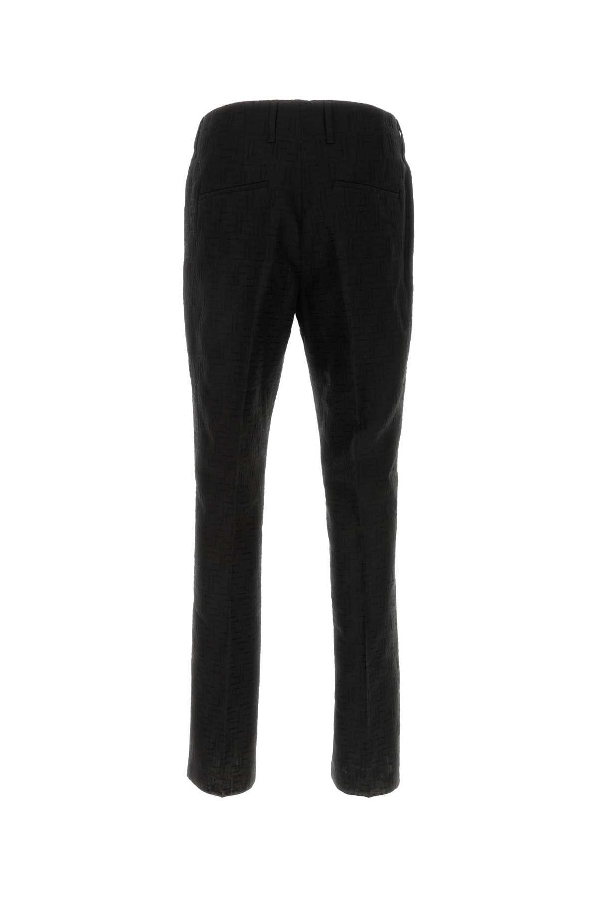 FENDI TR LINEN FF JACQUARD ALLOVER For Men Exterior: 83% Linen 17% Cotton