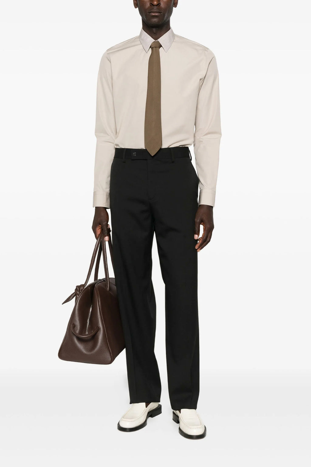 FENDI Gabardine trousers For Men 100% virgin wool
