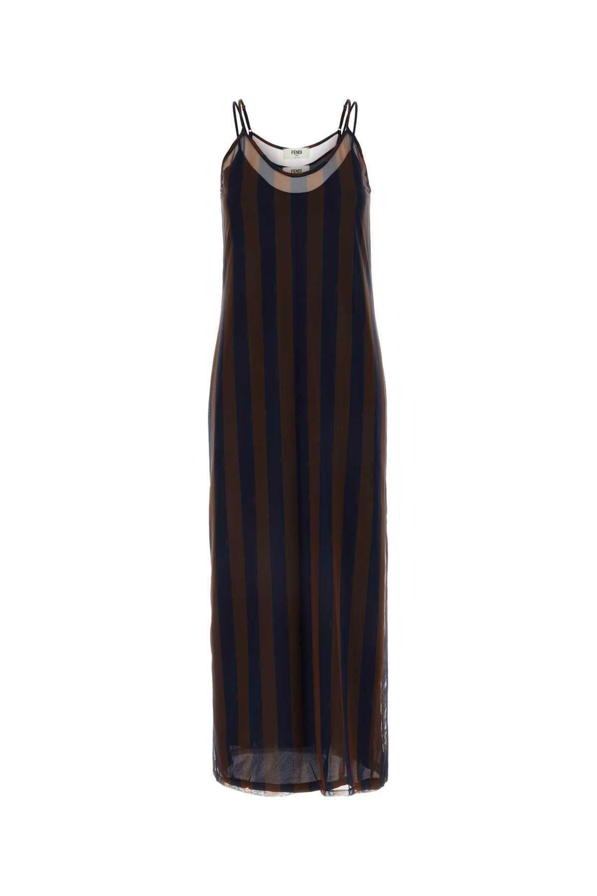 FENDI ABITO TULLE PEQUIN For Women Exterior: 82% Nylon 18% Elastane Lining: 100% Viscose