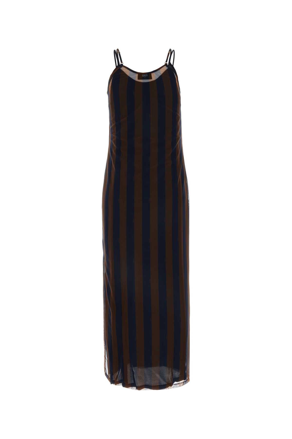 FENDI ABITO TULLE PEQUIN For Women Exterior: 82% Nylon 18% Elastane Lining: 100% Viscose