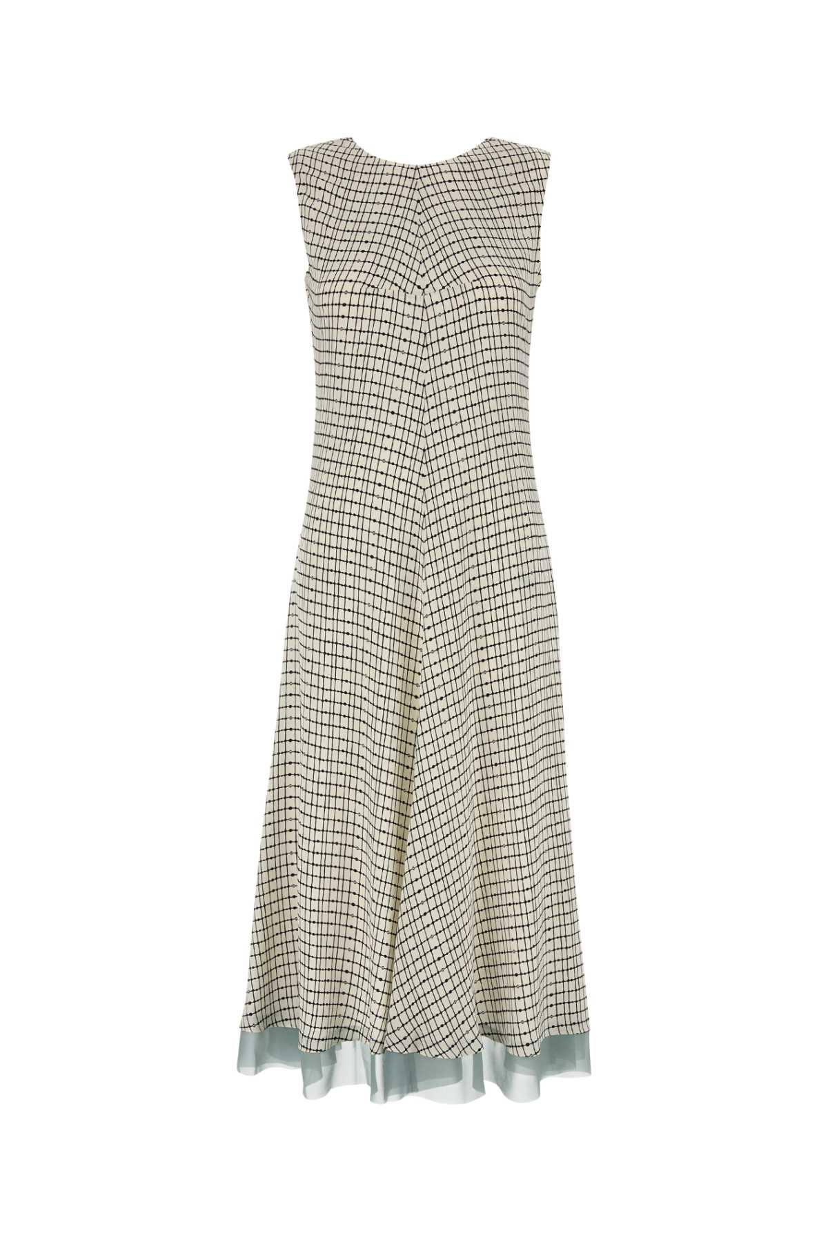 FENDI WHITE DRESS For Women Exterior: 100% Silk