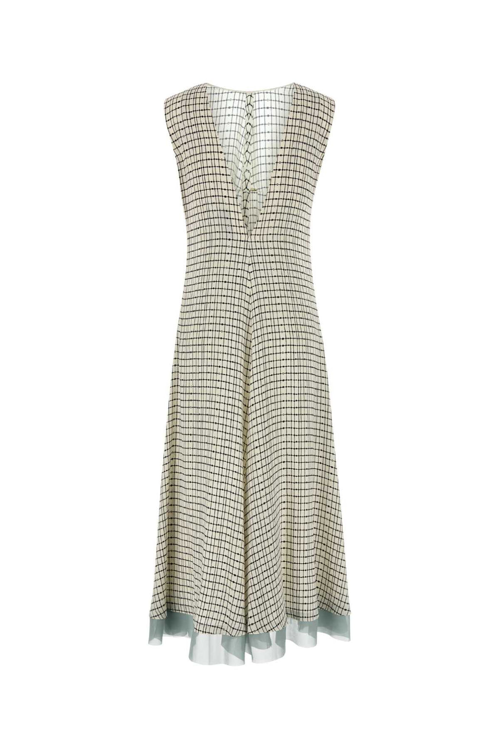 FENDI WHITE DRESS For Women Exterior: 100% Silk
