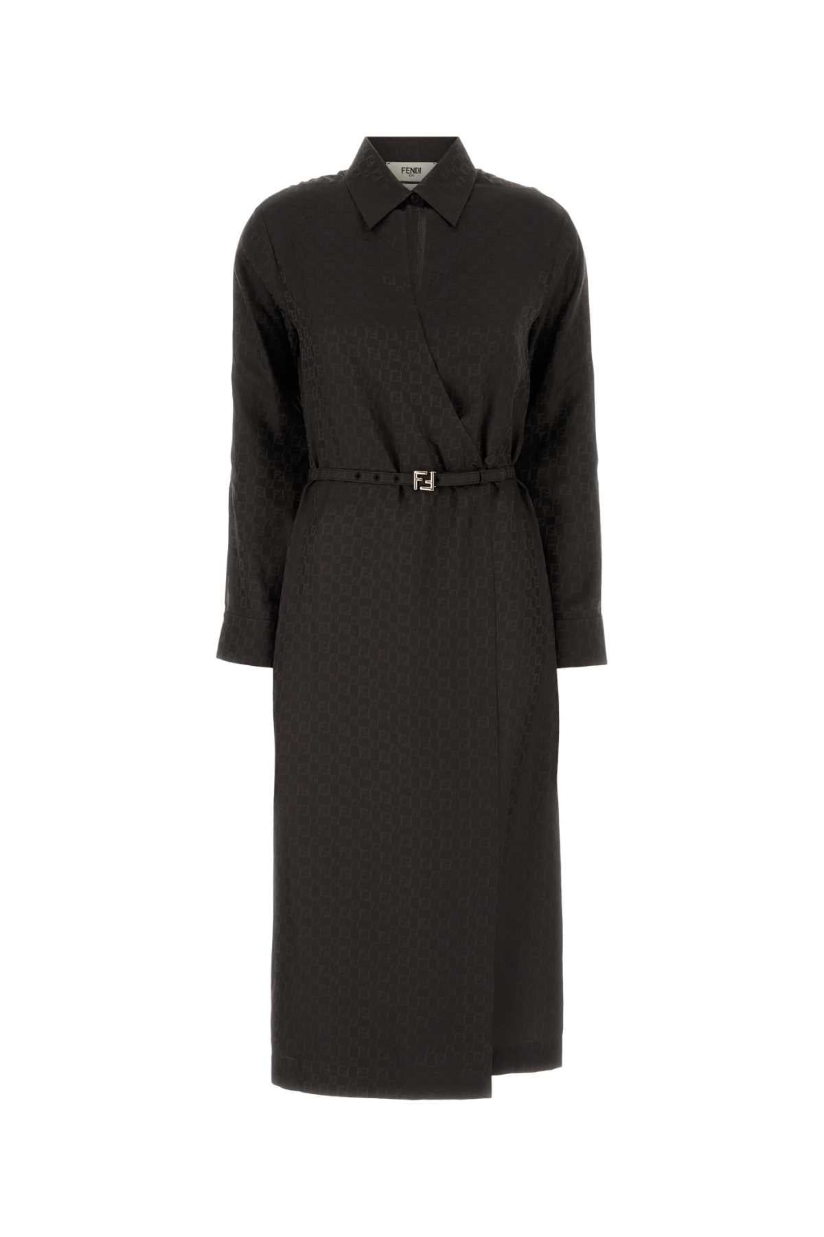 FENDI ABITO CHESS FF JACQU For Women Exterior: 100% Silk