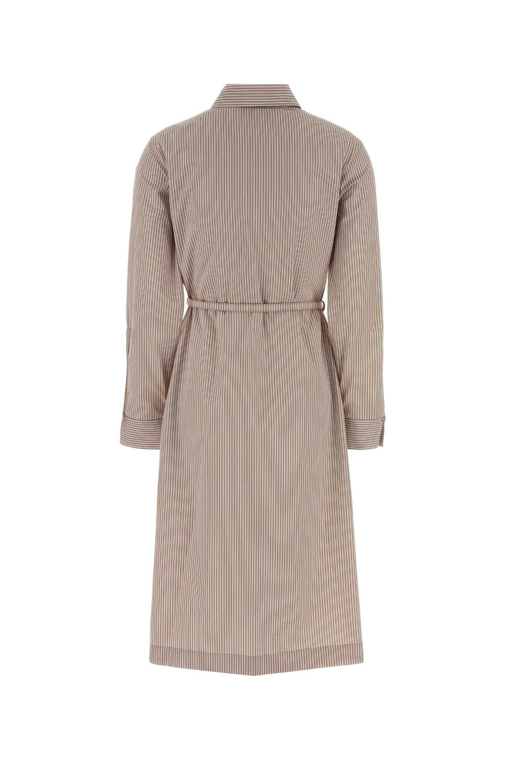 FENDI ABITO COTTON STRIPES For Women Exterior: 100% Cotton