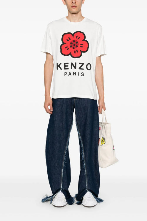 KENZO 'stampa fiore' T-shirt For Men 100% cotton