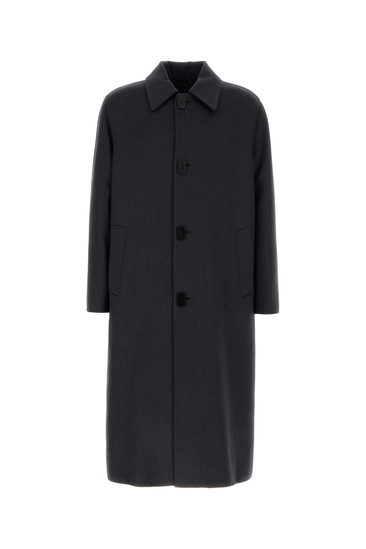 FENDI COAT INTERNO FF (SPACCHI POSTERIORI) For Men Exterior: 99% Virgin wool 1% Elastane