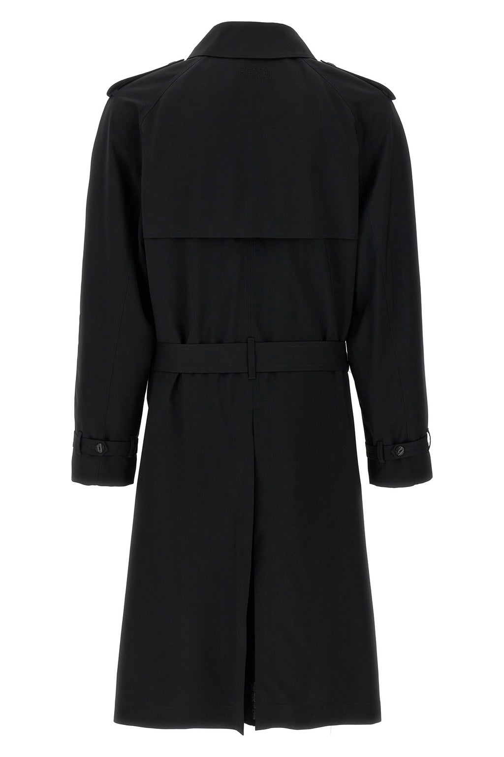FENDI Wool trench coat For Men 100% virgin wool