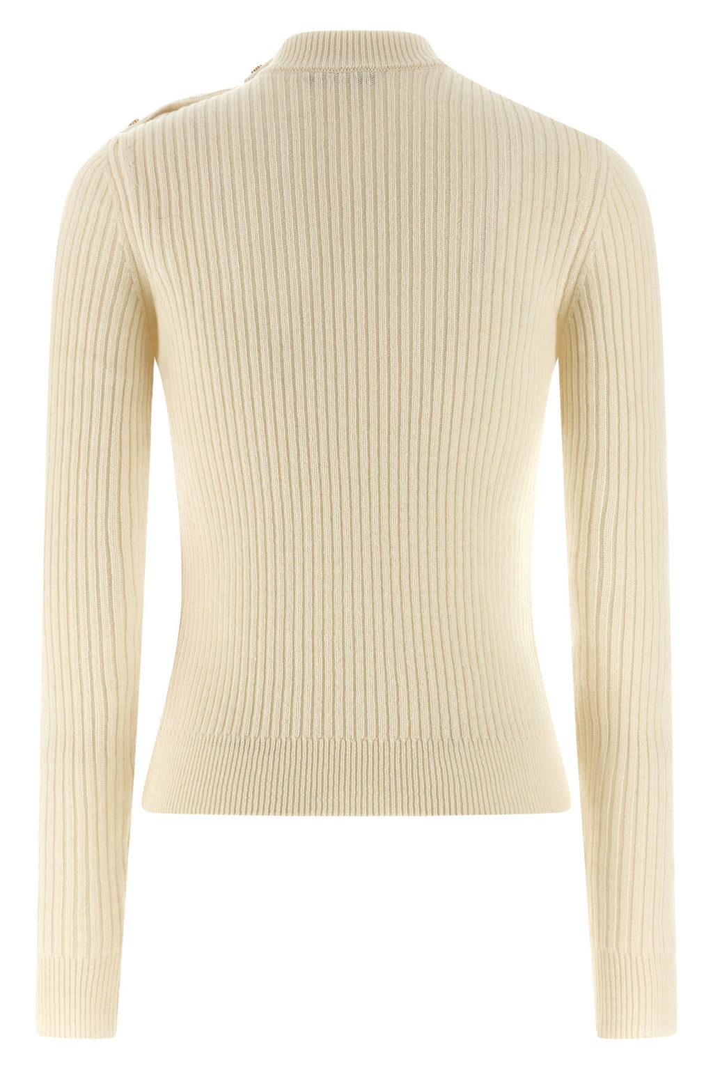 BALMAIN Ribbed sweater For Women 50% cachemire 50% virgin wool