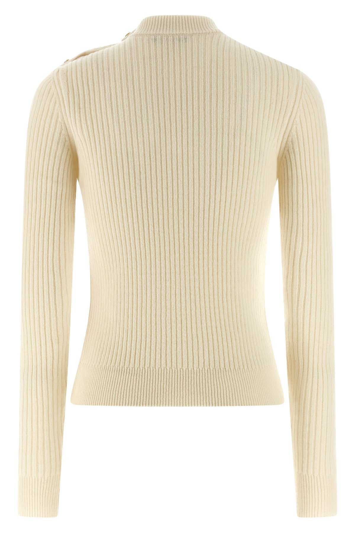 BALMAIN Ribbed sweater For Women 50% cachemire 50% virgin wool
