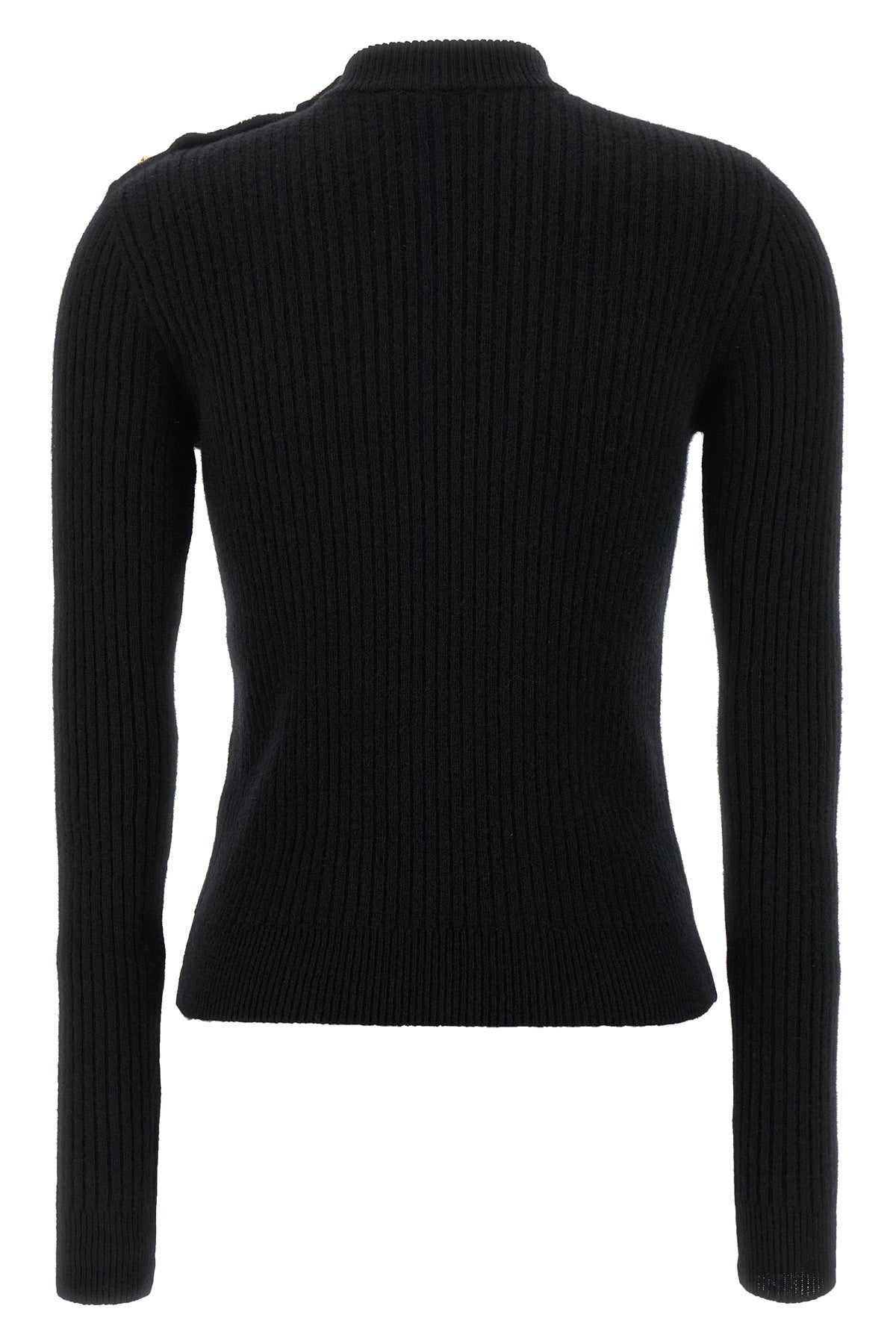 BALMAIN Ribbed sweater For Women 50% cachemire 50% virgin wool