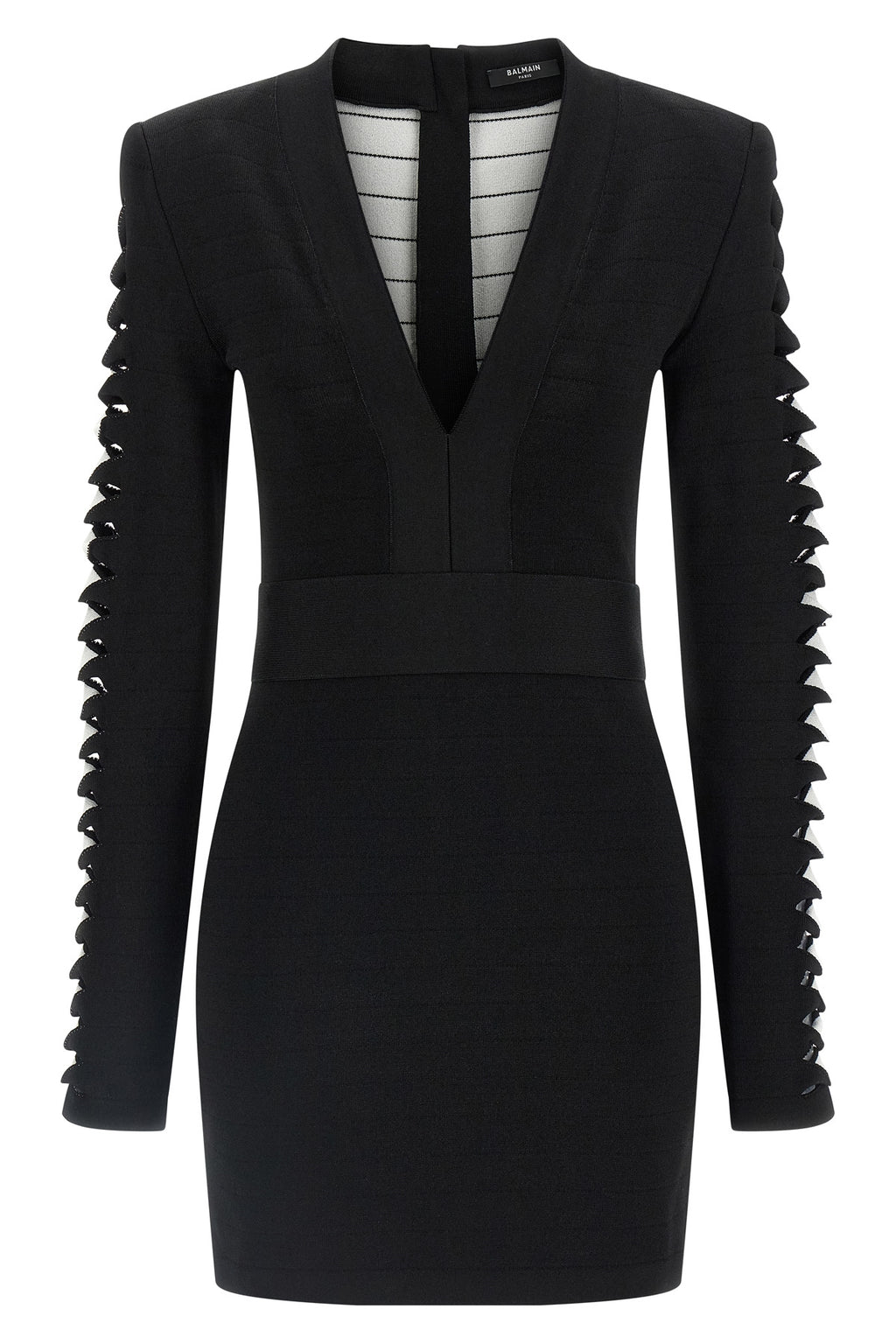 BALMAIN Cut-out dress For Women 86% viscose 11% polyester 2% polyamide 1% elastane