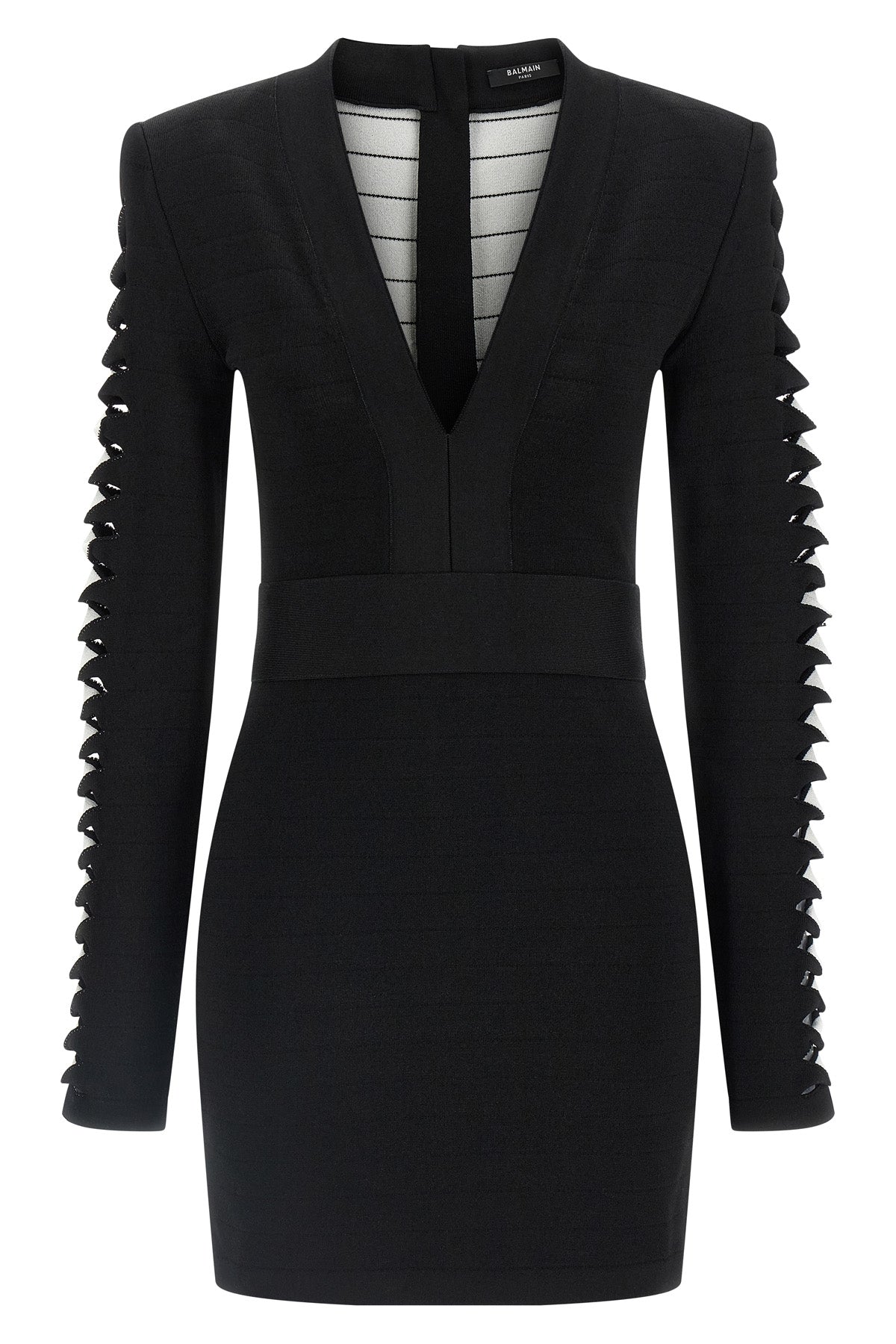 BALMAIN Cut-out dress For Women 86% viscose 11% polyester 2% polyamide 1% elastane