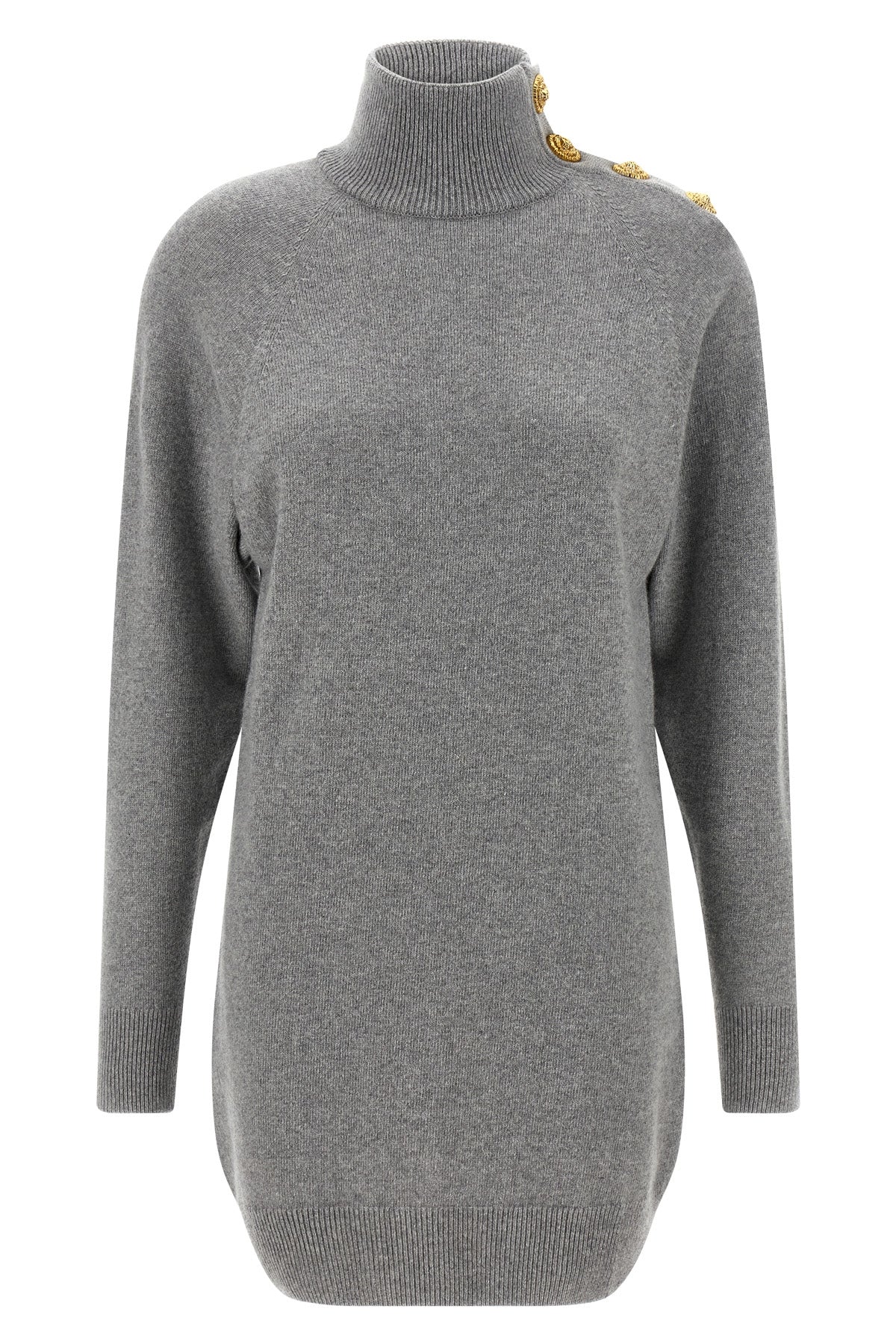 BALMAIN Cashmere wool dress For Women 50% cachemire 50% virgin wool