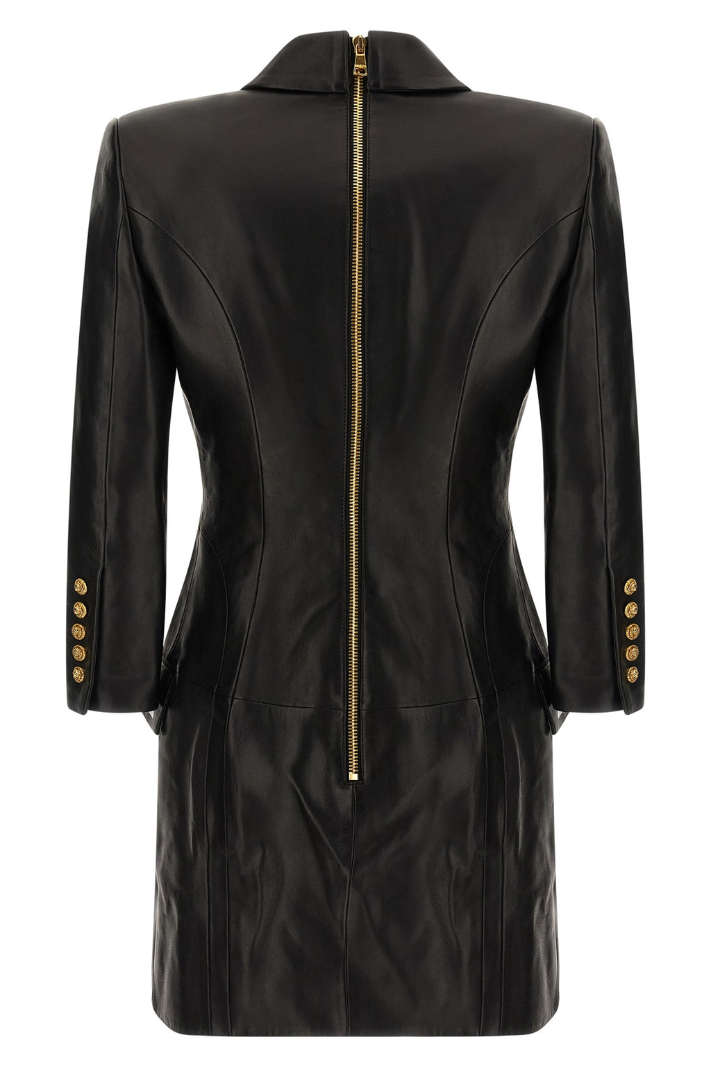 BALMAIN Blazer dress For Women 100% lamb leather (Ovis Aries)
