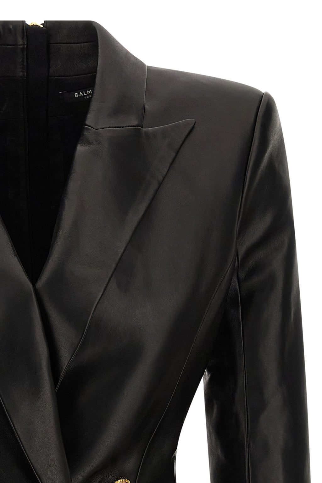 BALMAIN Blazer dress For Women 100% lamb leather (Ovis Aries)