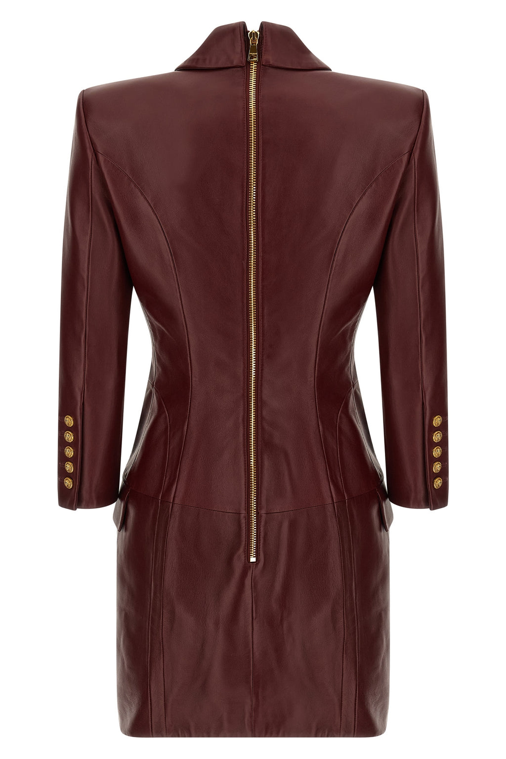 BALMAIN Blazer dress For Women 100% lamb leather (Ovis Aries)
