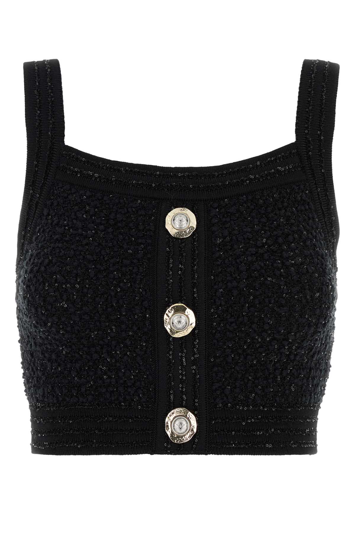 BALMAIN T-SHIRT For Women 41%POLYAMIDE 35%VISCOSE 23%COTTON 01%ELASTHANNE