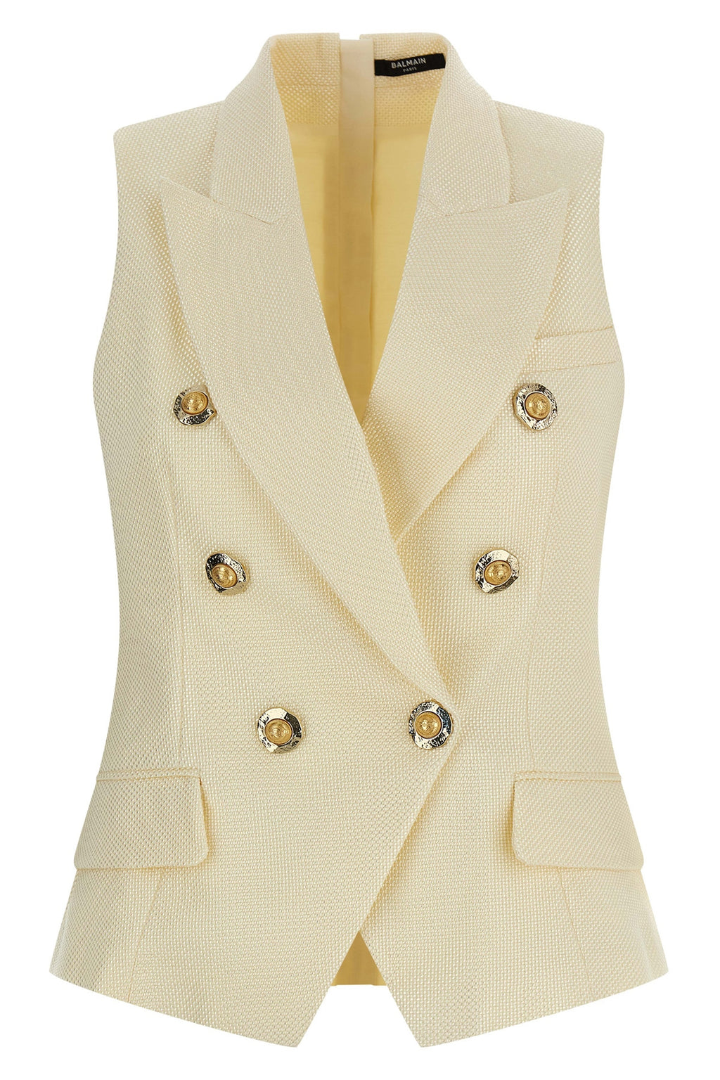 balmain 'Gold and Gold Coin' vest