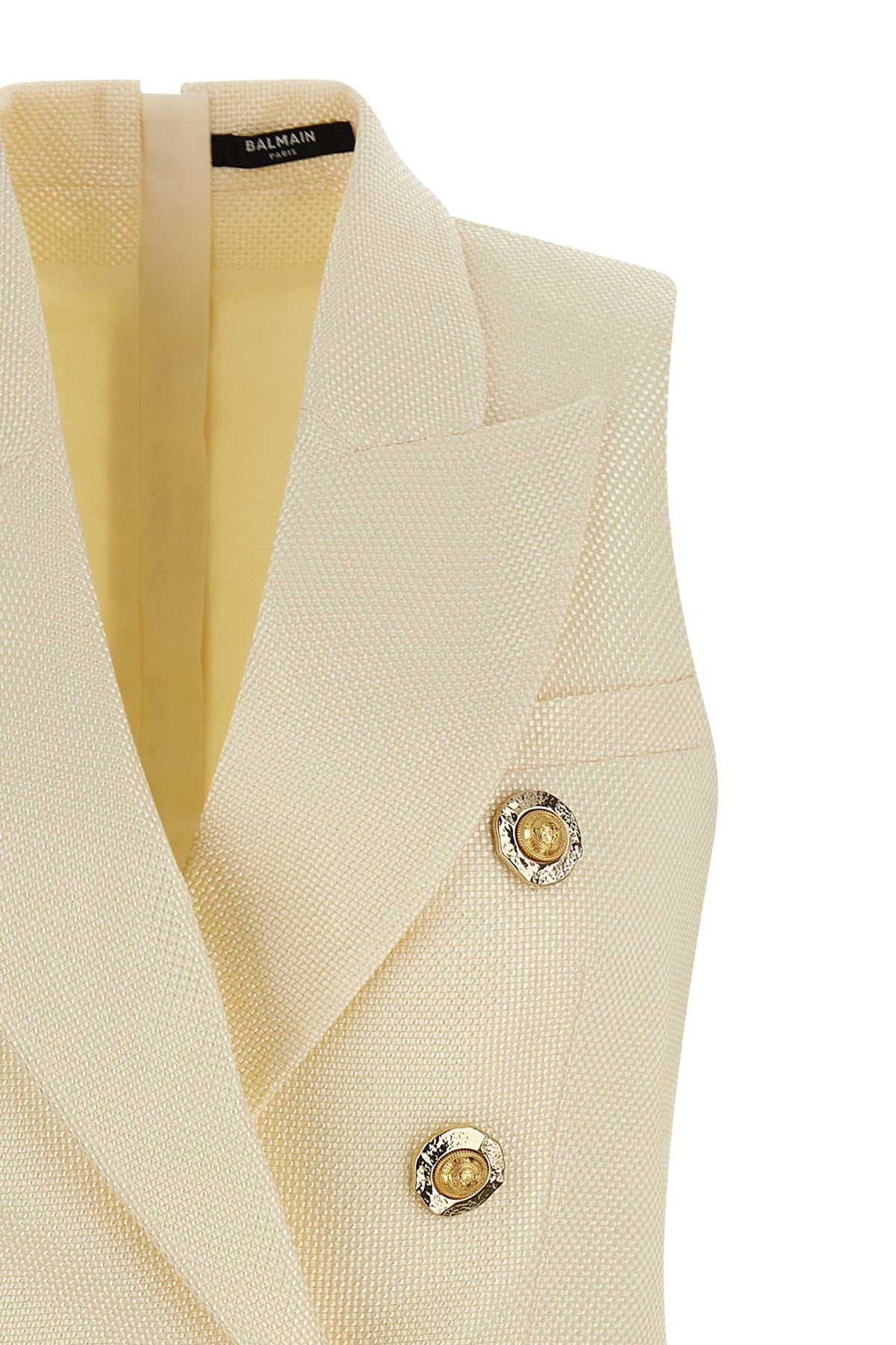 balmain 'Gold and Gold Coin' vest