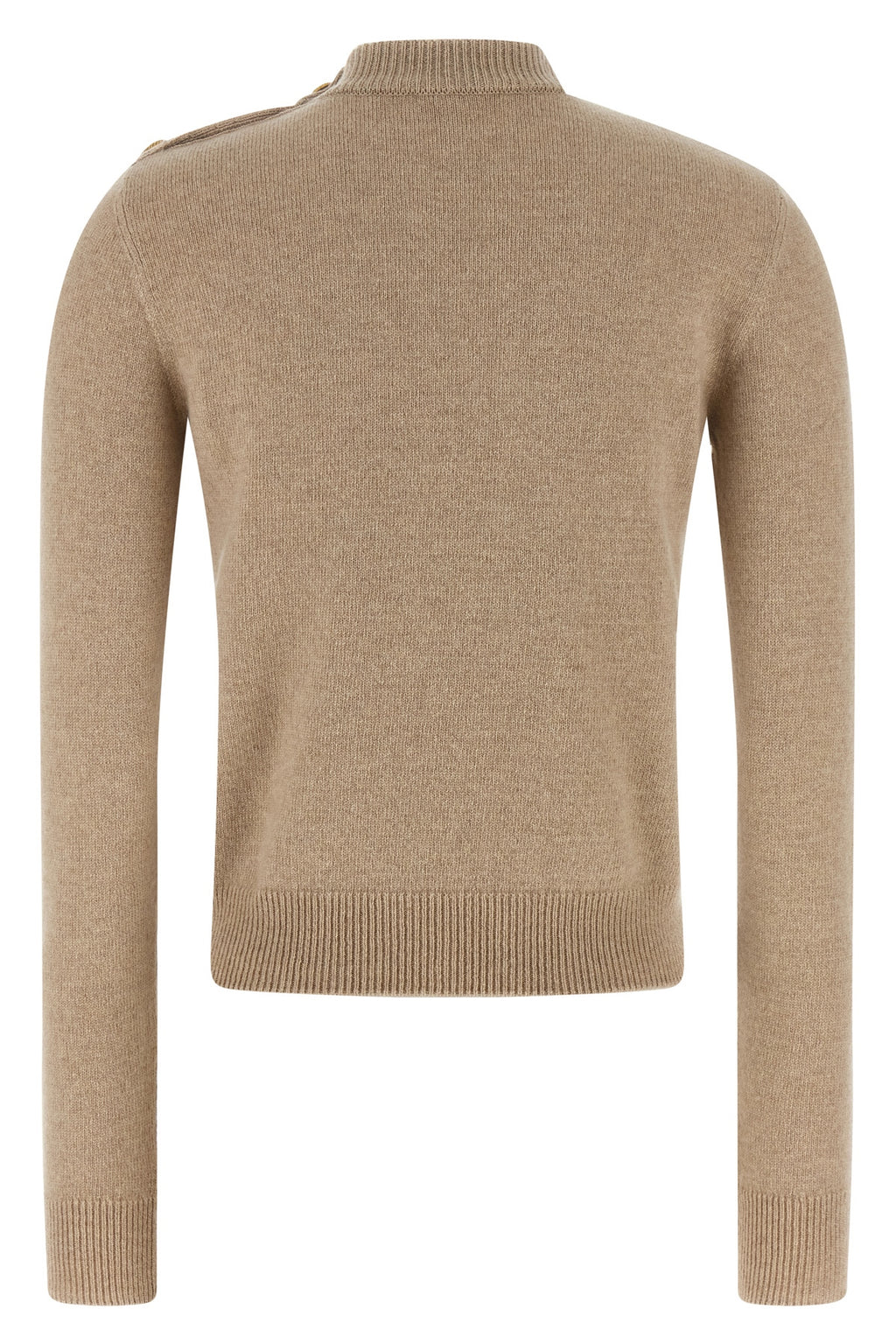 BALMAIN Eco-cashmere button sweater For Women 50% cachemire 50% virgin wool