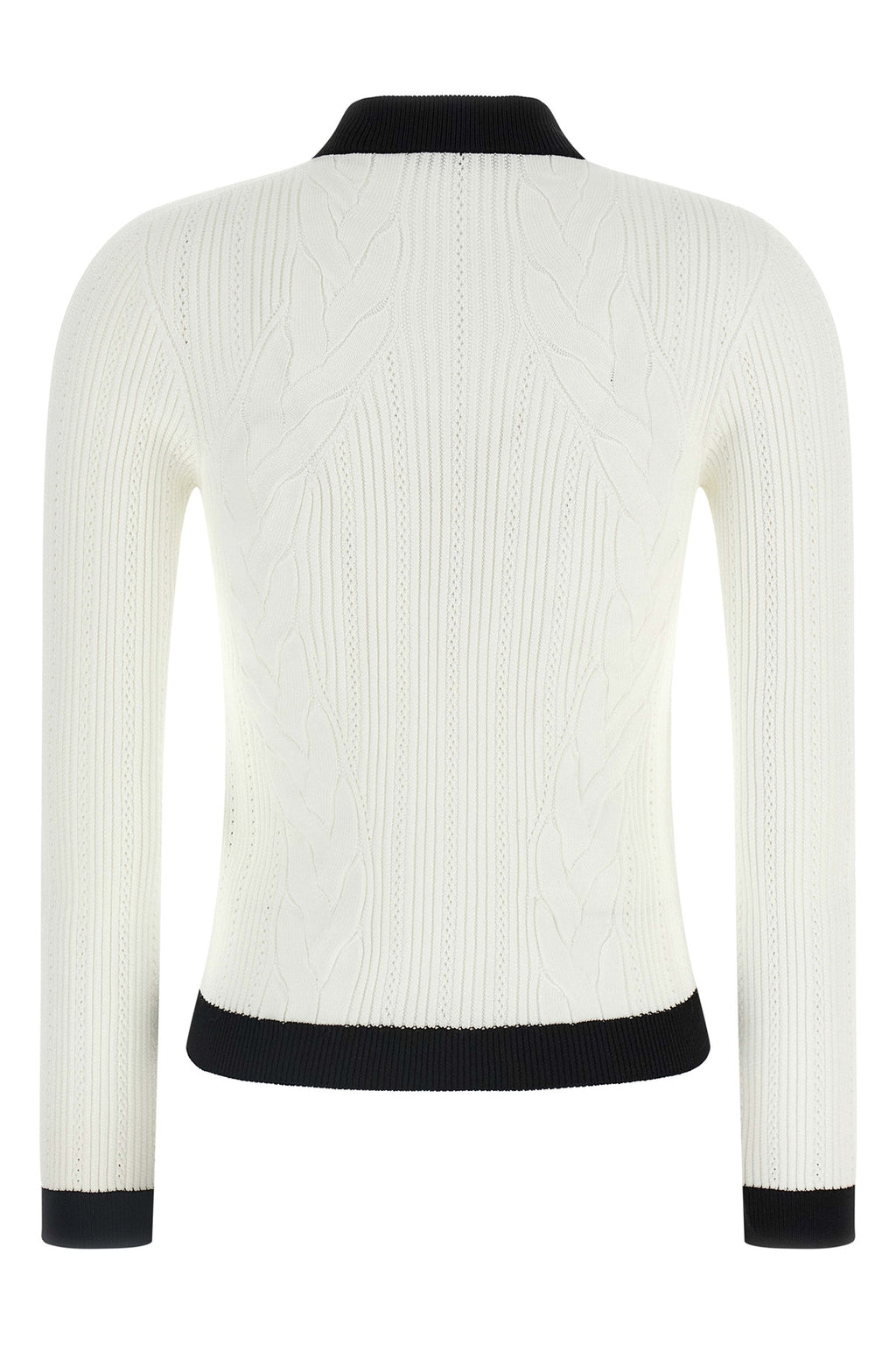 BALMAIN Two-tone cardigan For Women 84% viscose, 16% polyester