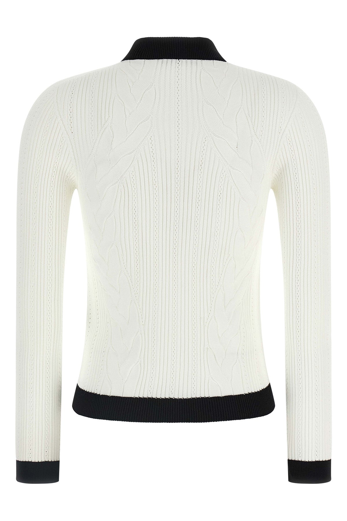 BALMAIN Two-tone cardigan For Women 84% viscose, 16% polyester