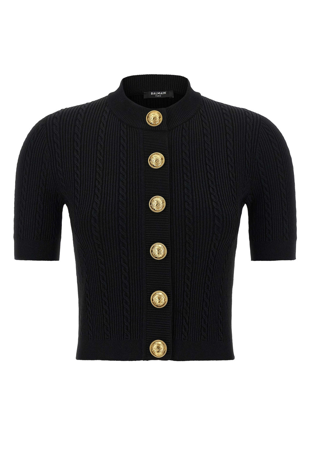 BALMAIN Short sleeve cardigan For Women 83% viscose, 17% polyester