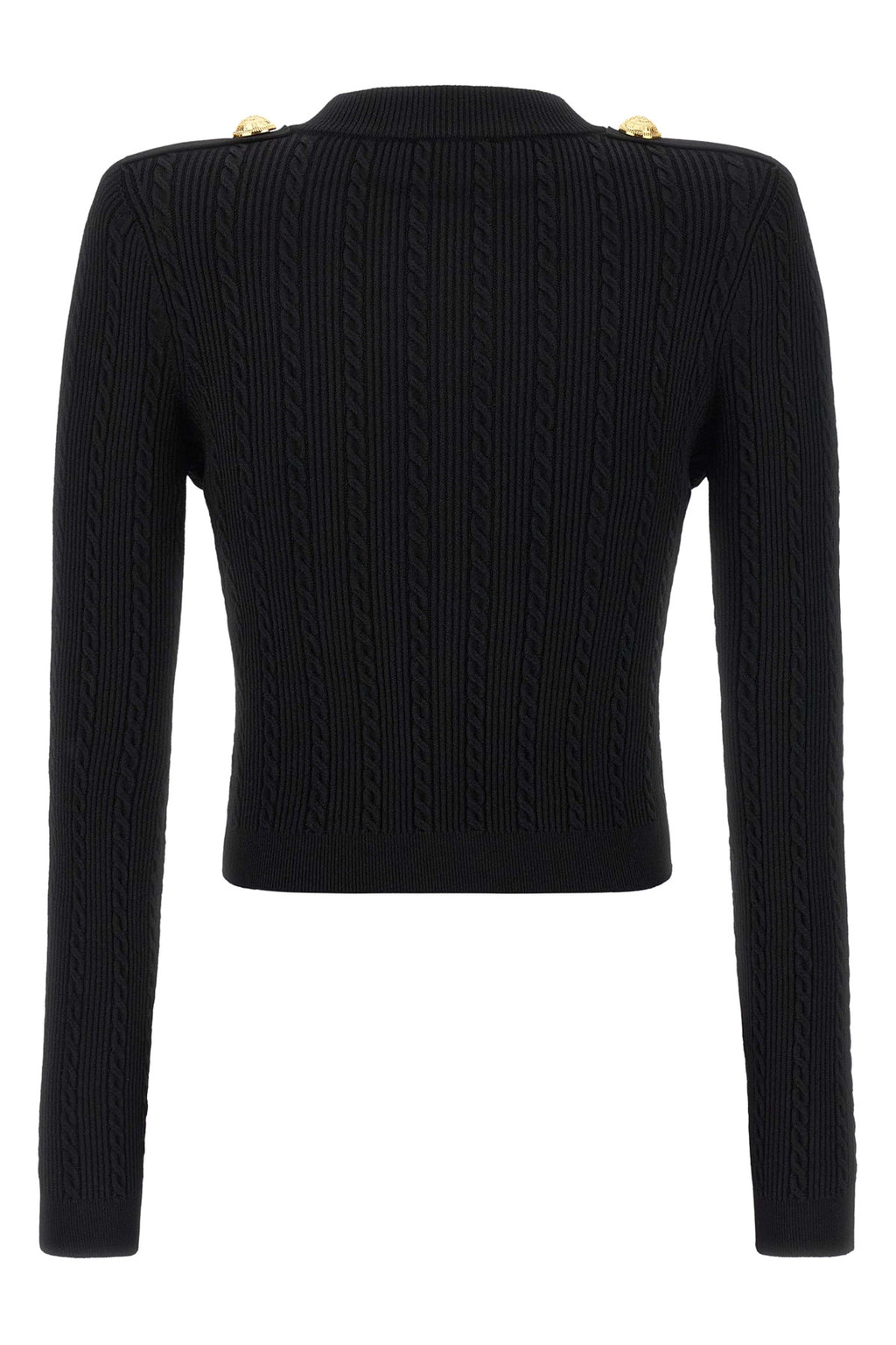 BALMAIN Twisted knit cardigan For Women 83% viscose, 17% polyester